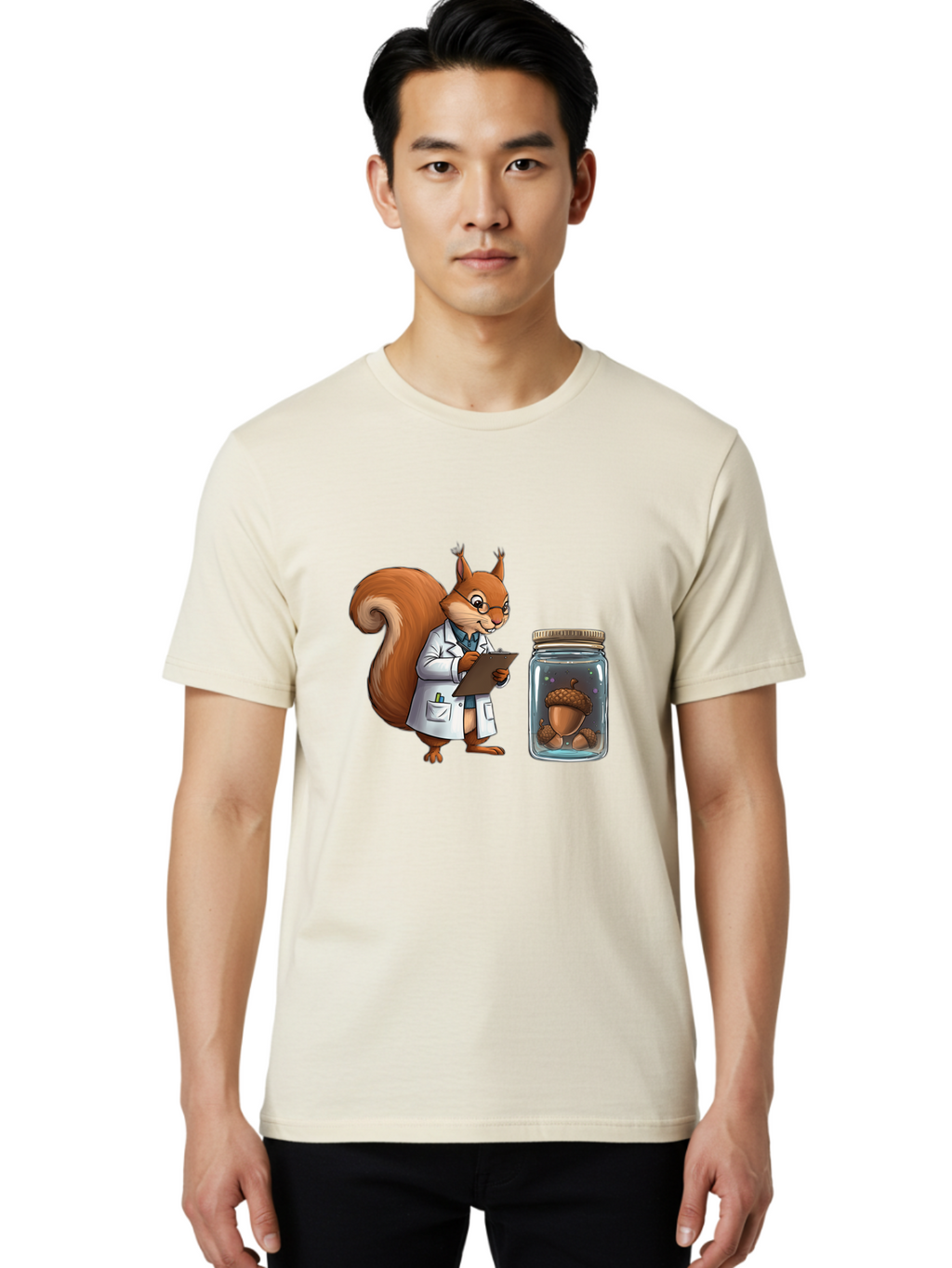 Squirrel-Scientist Men'S Graphic Tee, 100% Cotton, Comfortable Casual Summer Wear, Machine Washable, Vintage Camera, Old Camera, Antique Camera, Black Camera, Classic Photography, Photography Equipment, Nostalgic Device, Film Camera, Ban603