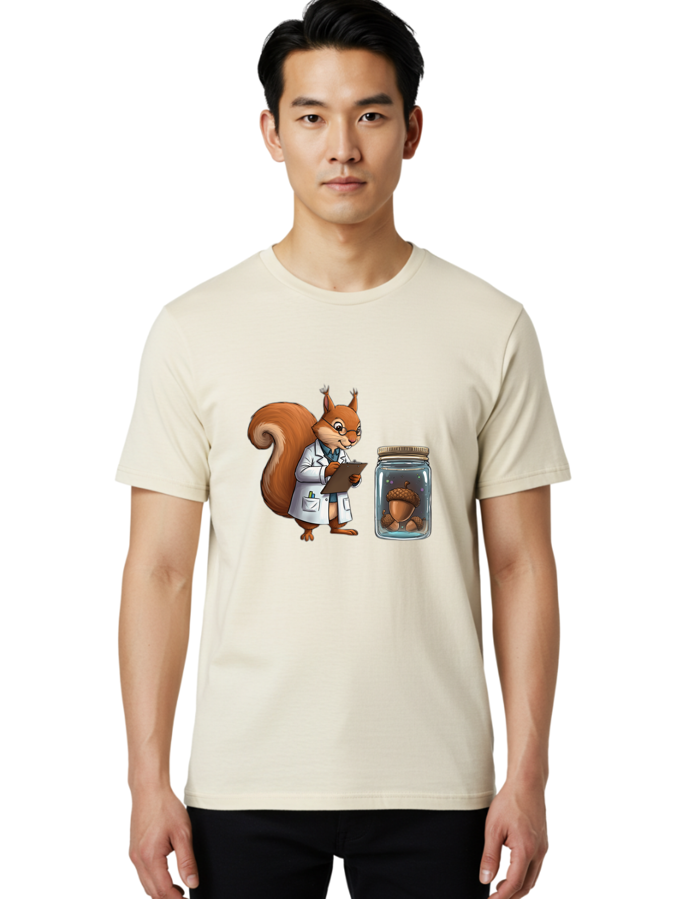 Squirrel-Scientist Men'S Graphic Tee, 100% Cotton, Comfortable Casual Summer Wear, Machine Washable, Vintage Camera, Old Camera, Antique Camera, Black Camera, Classic Photography, Photography Equipment, Nostalgic Device, Film Camera, Ban603