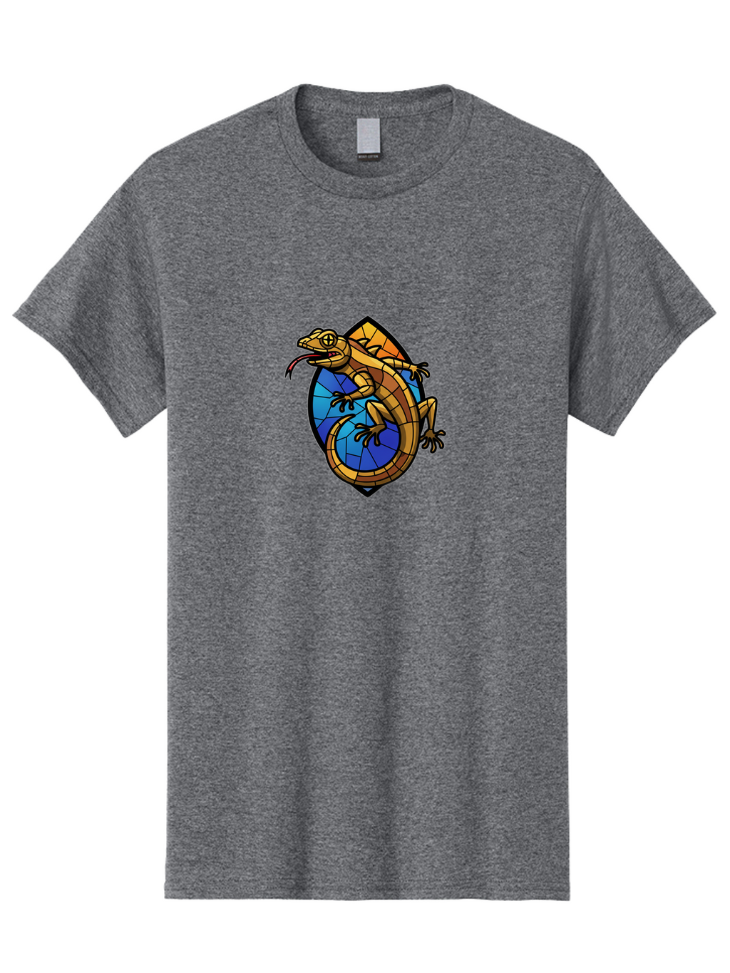 Stained-Glass-Iguana Men'S Graphic Tee, 100% Cotton, Comfortable Casual Summer Wear, Machine Washable, Vintage Camera, Old Camera, Antique Camera, Black Camera, Classic Photography, Photography Equipment, Nostalgic Device, Film Camera, Ban604