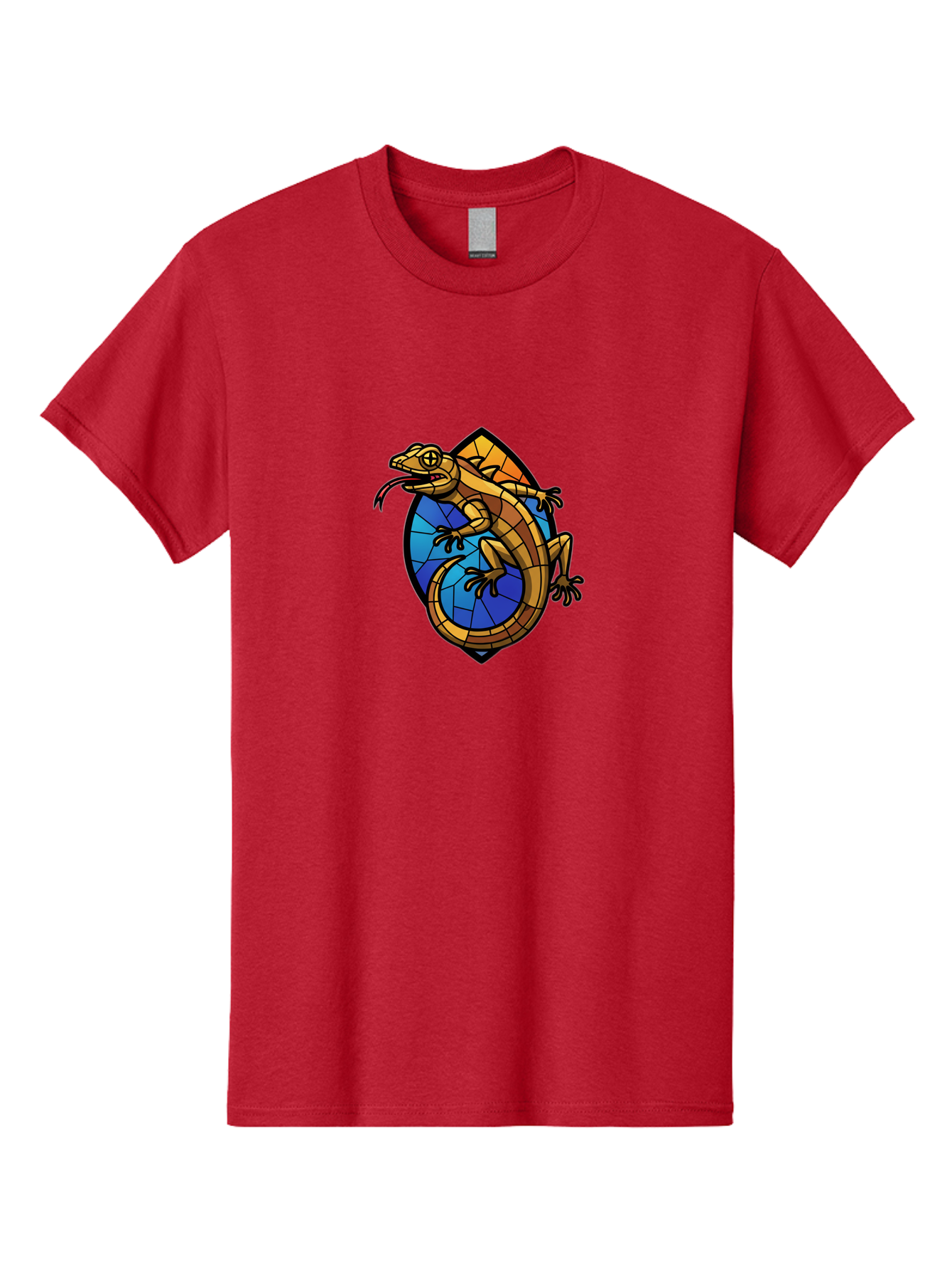 Stained-Glass-Iguana Men'S Graphic Tee, 100% Cotton, Comfortable Casual Summer Wear, Machine Washable, Vintage Camera, Old Camera, Antique Camera, Black Camera, Classic Photography, Photography Equipment, Nostalgic Device, Film Camera, Ban604