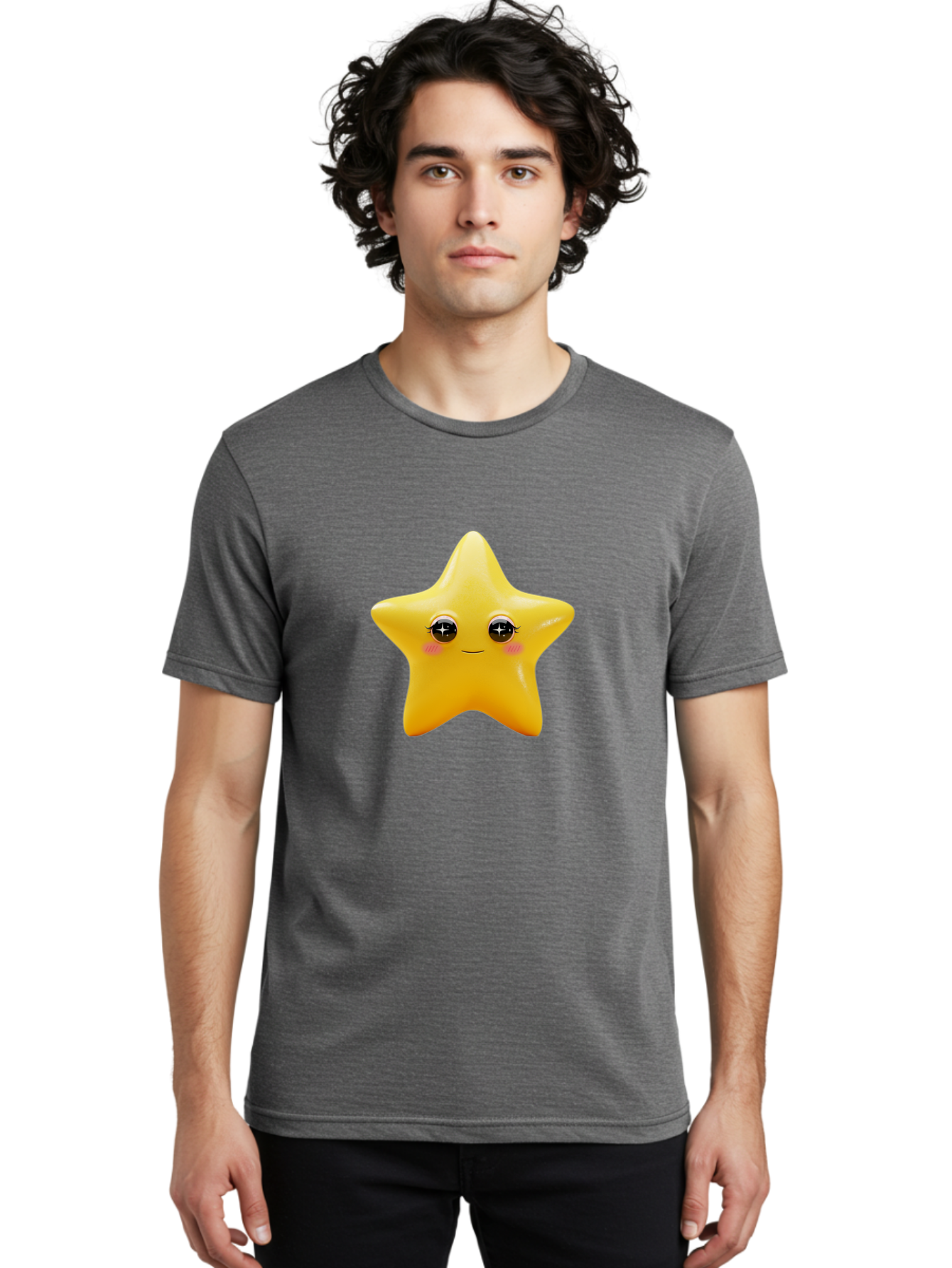 Star-Emoji Men'S Graphic Tee, 100% Cotton, Comfortable Casual Summer Wear, Machine Washable, Vintage Camera, Old Camera, Antique Camera, Black Camera, Classic Photography, Photography Equipment, Nostalgic Device, Film Camera, Camera Art Ban607