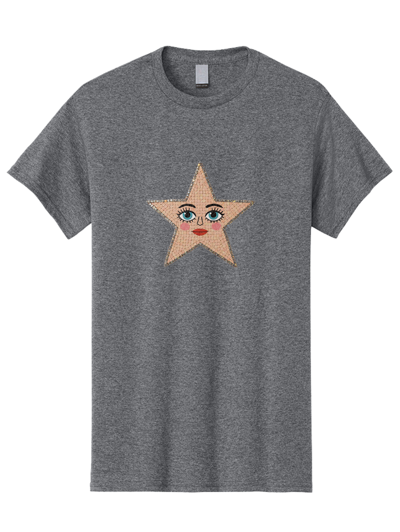 Star-Face-1 Men'S Graphic Tee, 100% Cotton, Comfortable Casual Summer Wear, Machine Washable, Vintage Camera, Old Camera, Antique Camera, Black Camera, Classic Photography, Photography Equipment, Nostalgic Device, Film Camera, Camera Art Ban608