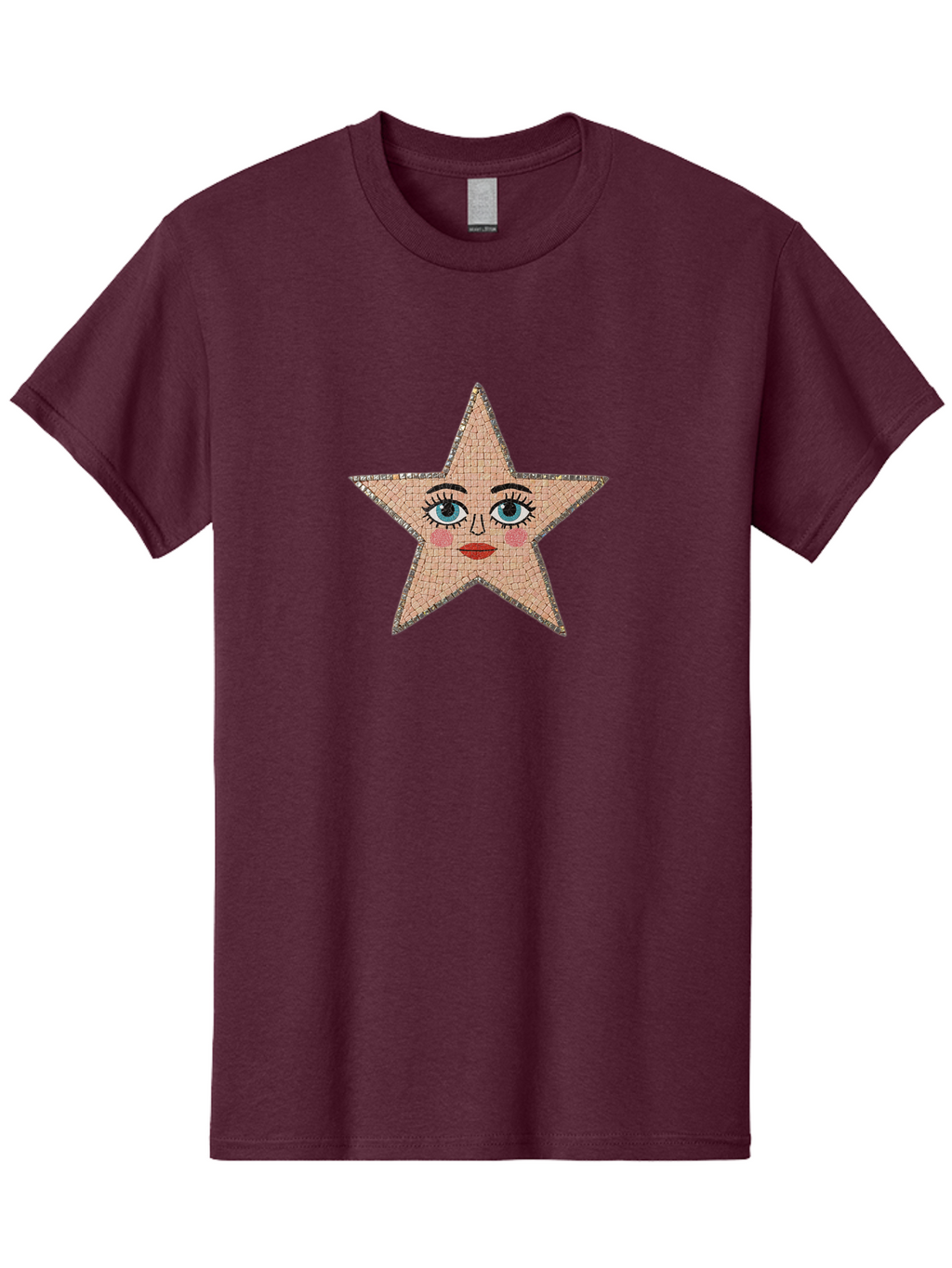 Star-Face-1 Men'S Graphic Tee, 100% Cotton, Comfortable Casual Summer Wear, Machine Washable, Vintage Camera, Old Camera, Antique Camera, Black Camera, Classic Photography, Photography Equipment, Nostalgic Device, Film Camera, Camera Art Ban608