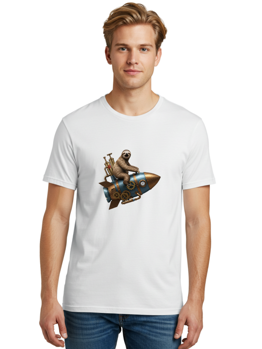 Steam-Sloth Men'S Graphic Tee, 100% Cotton, Comfortable Casual Summer Wear, Machine Washable, Vintage Camera, Old Camera, Antique Camera, Black Camera, Classic Photography, Photography Equipment, Nostalgic Device, Film Camera, Camera Art Ban610