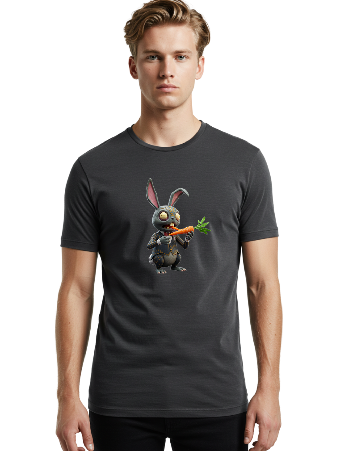 Steampunk-Rabbit Men'S Graphic Tee, 100% Cotton, Comfortable Casual Summer Wear, Machine Washable, Vintage Camera, Old Camera, Antique Camera, Black Camera, Classic Photography, Photography Equipment, Nostalgic Device, Film Camera, Camera Art Ban623
