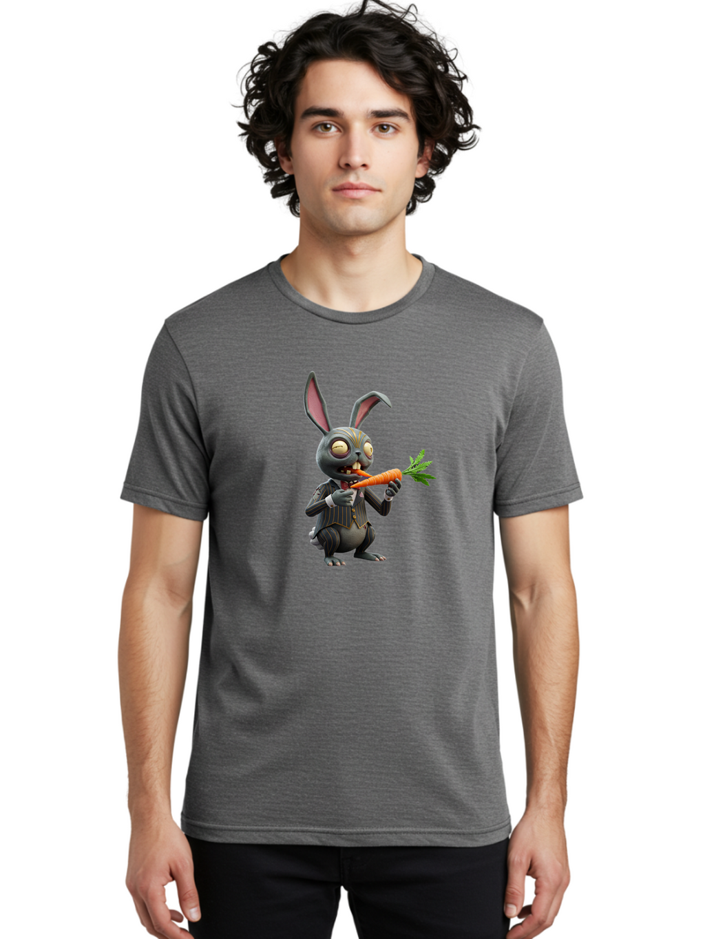 Steampunk-Rabbit Men'S Graphic Tee, 100% Cotton, Comfortable Casual Summer Wear, Machine Washable, Vintage Camera, Old Camera, Antique Camera, Black Camera, Classic Photography, Photography Equipment, Nostalgic Device, Film Camera, Camera Art Ban623