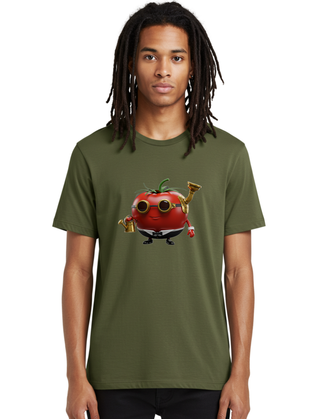 Steampunk-Tomato Men'S Graphic Tee, 100% Cotton, Comfortable Casual Summer Wear, Machine Washable, Vintage Camera, Old Camera, Antique Camera, Black Camera, Classic Photography, Photography Equipment, Nostalgic Device, Film Camera, Camera Art Ban632