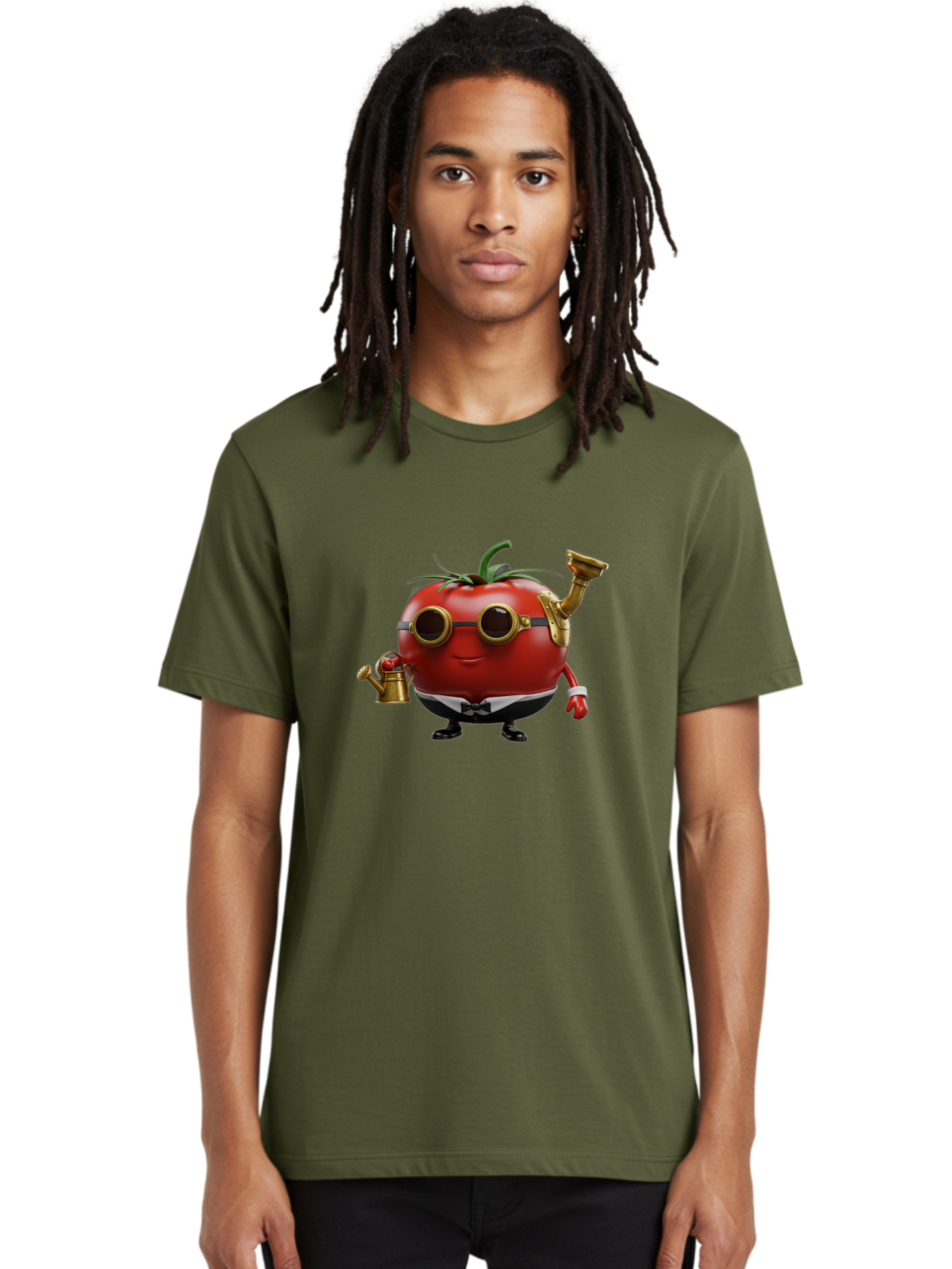 Steampunk-Tomato Men'S Graphic Tee, 100% Cotton, Comfortable Casual Summer Wear, Machine Washable, Vintage Camera, Old Camera, Antique Camera, Black Camera, Classic Photography, Photography Equipment, Nostalgic Device, Film Camera, Camera Art Ban632