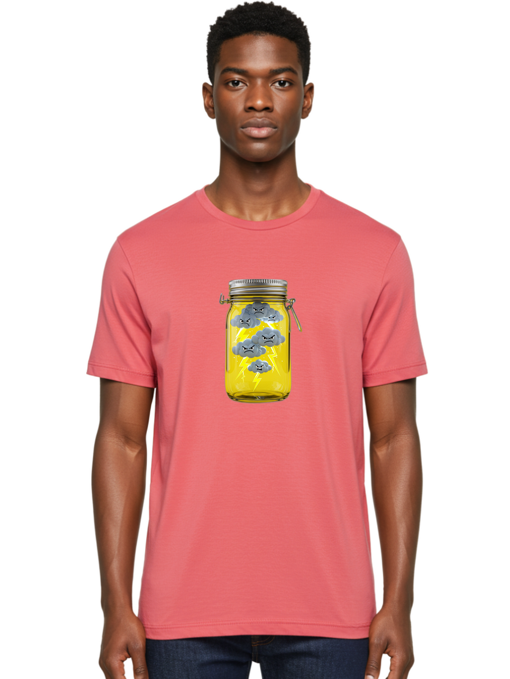 Storm-In-A-Jar Men'S Graphic Tee, 100% Cotton, Comfortable Casual Summer Wear, Machine Washable, Vintage Camera, Old Camera, Antique Camera, Black Camera, Classic Photography, Photography Equipment, Nostalgic Device, Film Camera, Camera Art Ban638