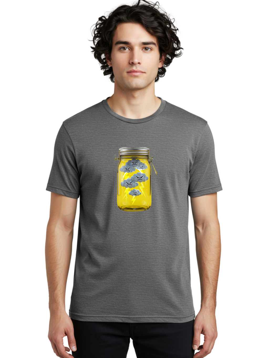 Storm-In-A-Jar Men'S Graphic Tee, 100% Cotton, Comfortable Casual Summer Wear, Machine Washable, Vintage Camera, Old Camera, Antique Camera, Black Camera, Classic Photography, Photography Equipment, Nostalgic Device, Film Camera, Camera Art Ban638