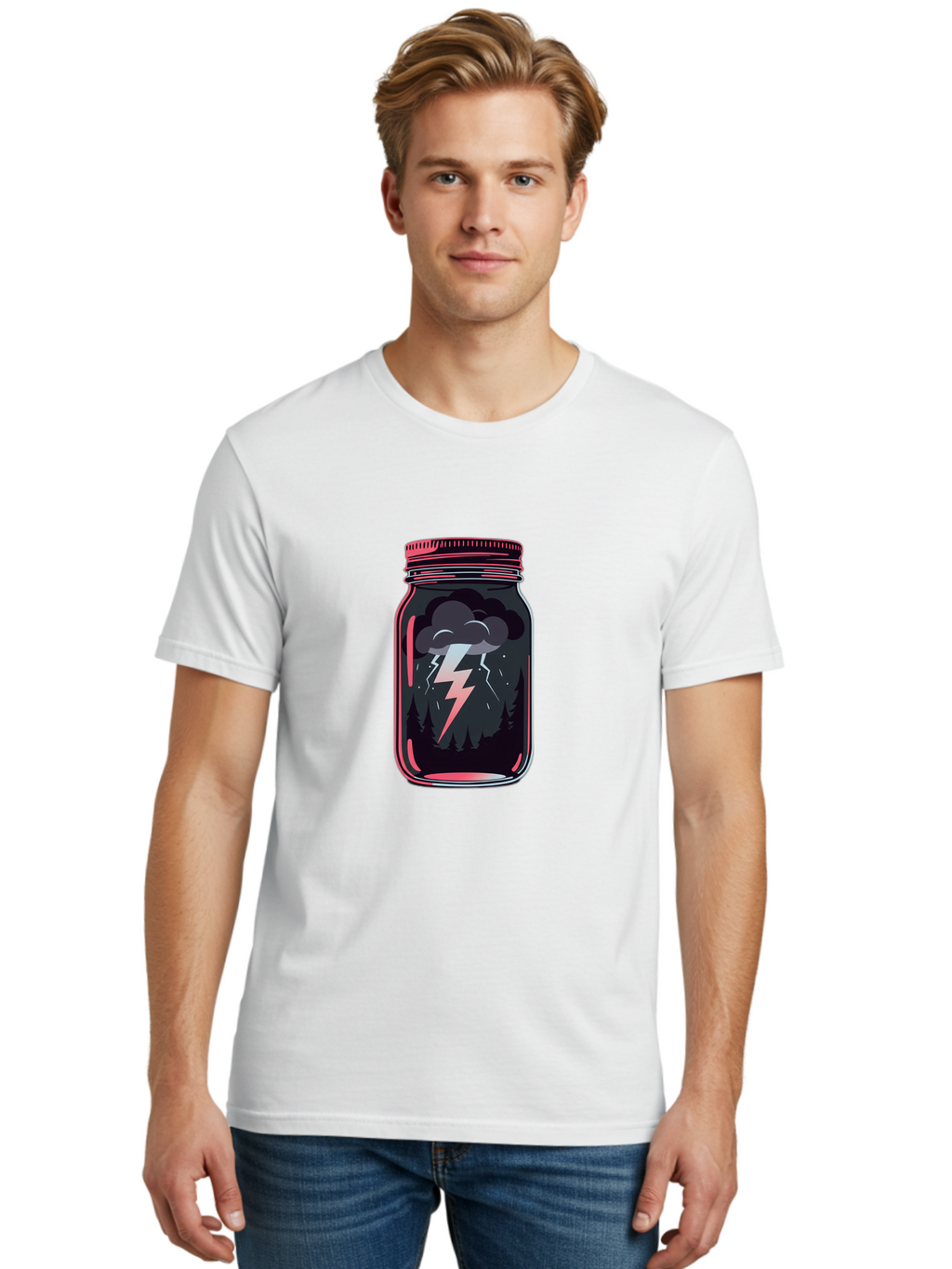 Storm-In-Jar Men'S Graphic Tee, 100% Cotton, Comfortable Casual Summer Wear, Machine Washable, Vintage Camera, Old Camera, Antique Camera, Black Camera, Classic Photography, Photography Equipment, Nostalgic Device, Film Camera, Camera Art Ban641