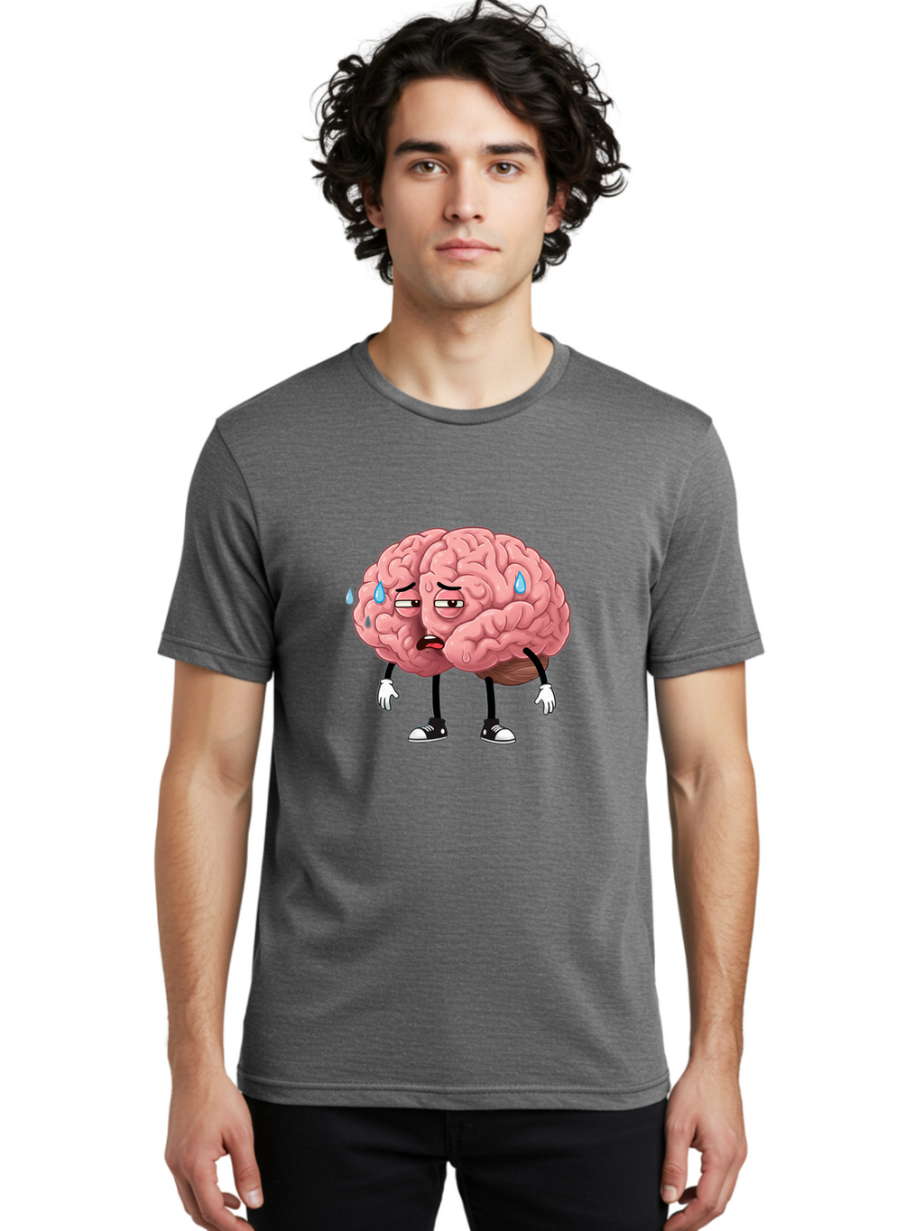 Stressed-Brain Men'S Graphic Tee, 100% Cotton, Comfortable Casual Summer Wear, Machine Washable, Vintage Camera, Old Camera, Antique Camera, Black Camera, Classic Photography, Photography Equipment, Nostalgic Device, Film Camera, Camera Art Ban645