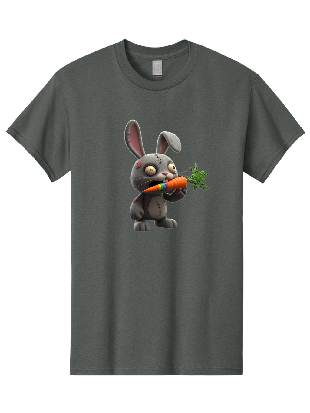 Stuffed-Bunny-Eating-Carrot Men'S Graphic Tee, 100% Cotton, Comfortable Casual Summer Wear, Machine Washable, Vintage Camera, Old Camera, Antique Camera, Black Camera, Classic Photography, Photography Equipment, Nostalgic Device, Film Camera, Ban647