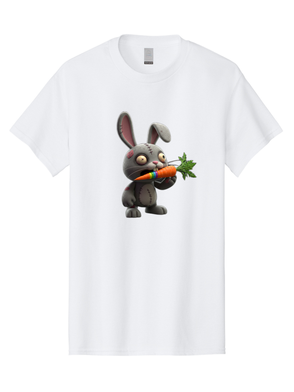 Stuffed-Bunny-Eating-Carrot Men'S Graphic Tee, 100% Cotton, Comfortable Casual Summer Wear, Machine Washable, Vintage Camera, Old Camera, Antique Camera, Black Camera, Classic Photography, Photography Equipment, Nostalgic Device, Film Camera, Ban647