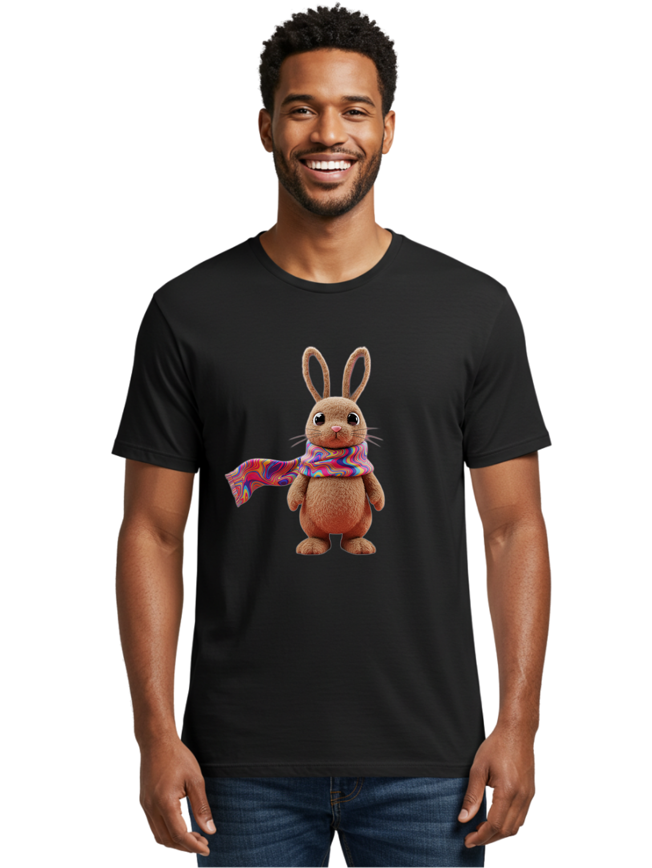 Stuffed-Bunny Men'S Graphic Tee, 100% Cotton, Comfortable Casual Summer Wear, Machine Washable, Vintage Camera, Old Camera, Antique Camera, Black Camera, Classic Photography, Photography Equipment, Nostalgic Device, Film Camera, Camera Art Ban648
