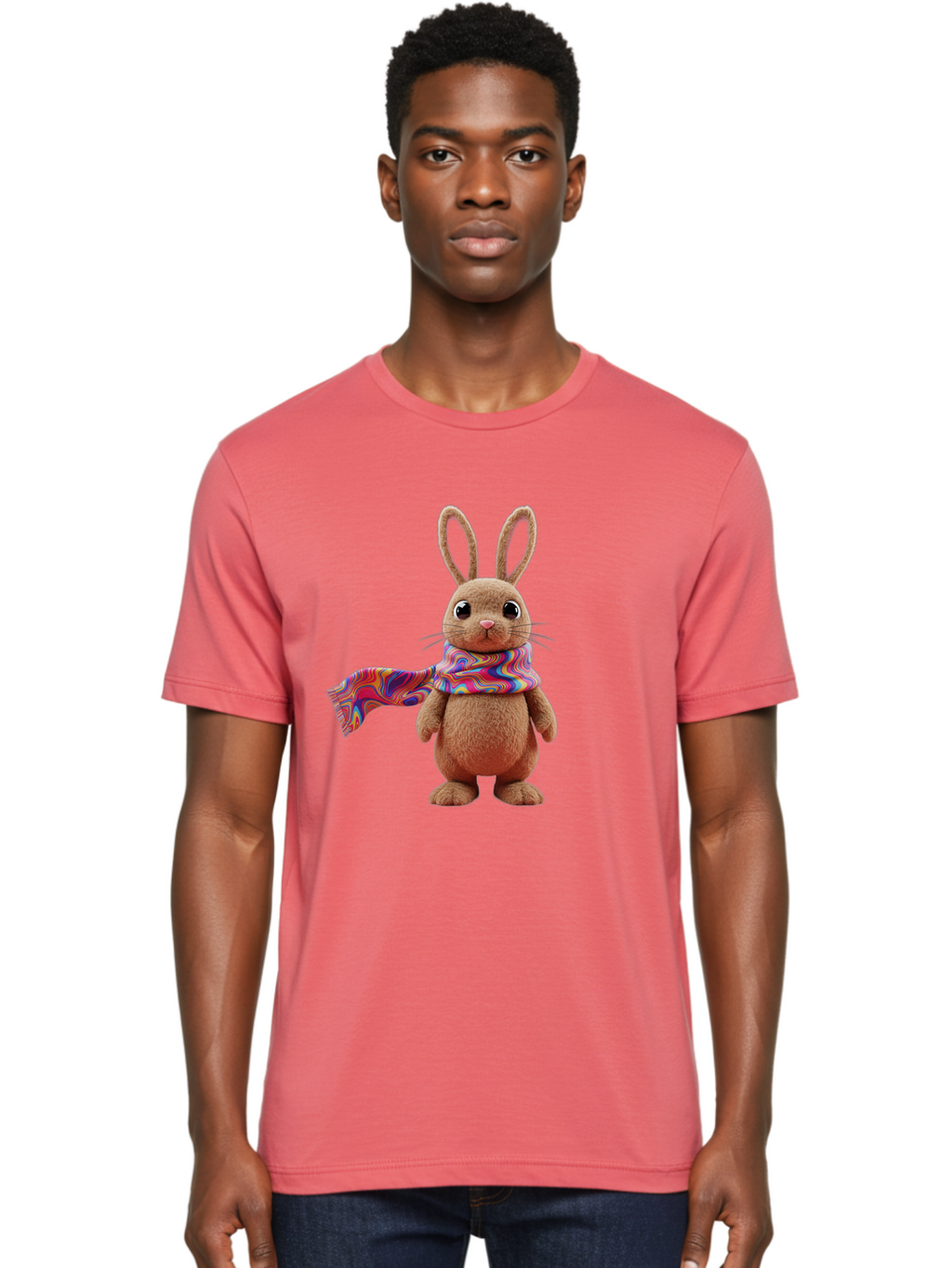 Stuffed-Bunny Men'S Graphic Tee, 100% Cotton, Comfortable Casual Summer Wear, Machine Washable, Vintage Camera, Old Camera, Antique Camera, Black Camera, Classic Photography, Photography Equipment, Nostalgic Device, Film Camera, Camera Art Ban648