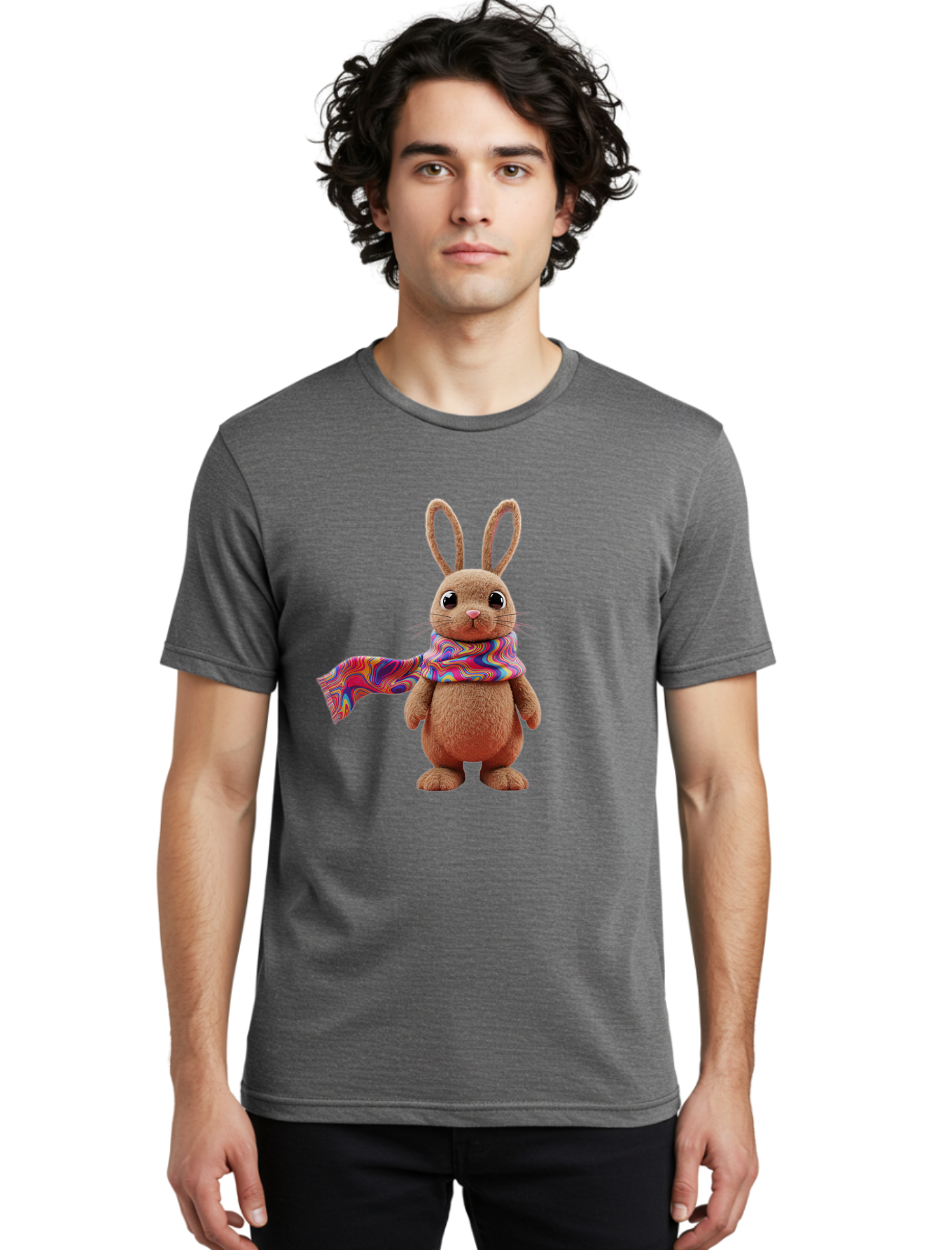 Stuffed-Bunny Men'S Graphic Tee, 100% Cotton, Comfortable Casual Summer Wear, Machine Washable, Vintage Camera, Old Camera, Antique Camera, Black Camera, Classic Photography, Photography Equipment, Nostalgic Device, Film Camera, Camera Art Ban648