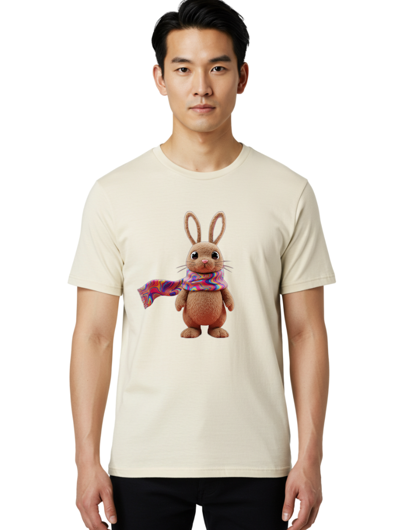 Stuffed-Bunny Men'S Graphic Tee, 100% Cotton, Comfortable Casual Summer Wear, Machine Washable, Vintage Camera, Old Camera, Antique Camera, Black Camera, Classic Photography, Photography Equipment, Nostalgic Device, Film Camera, Camera Art Ban648