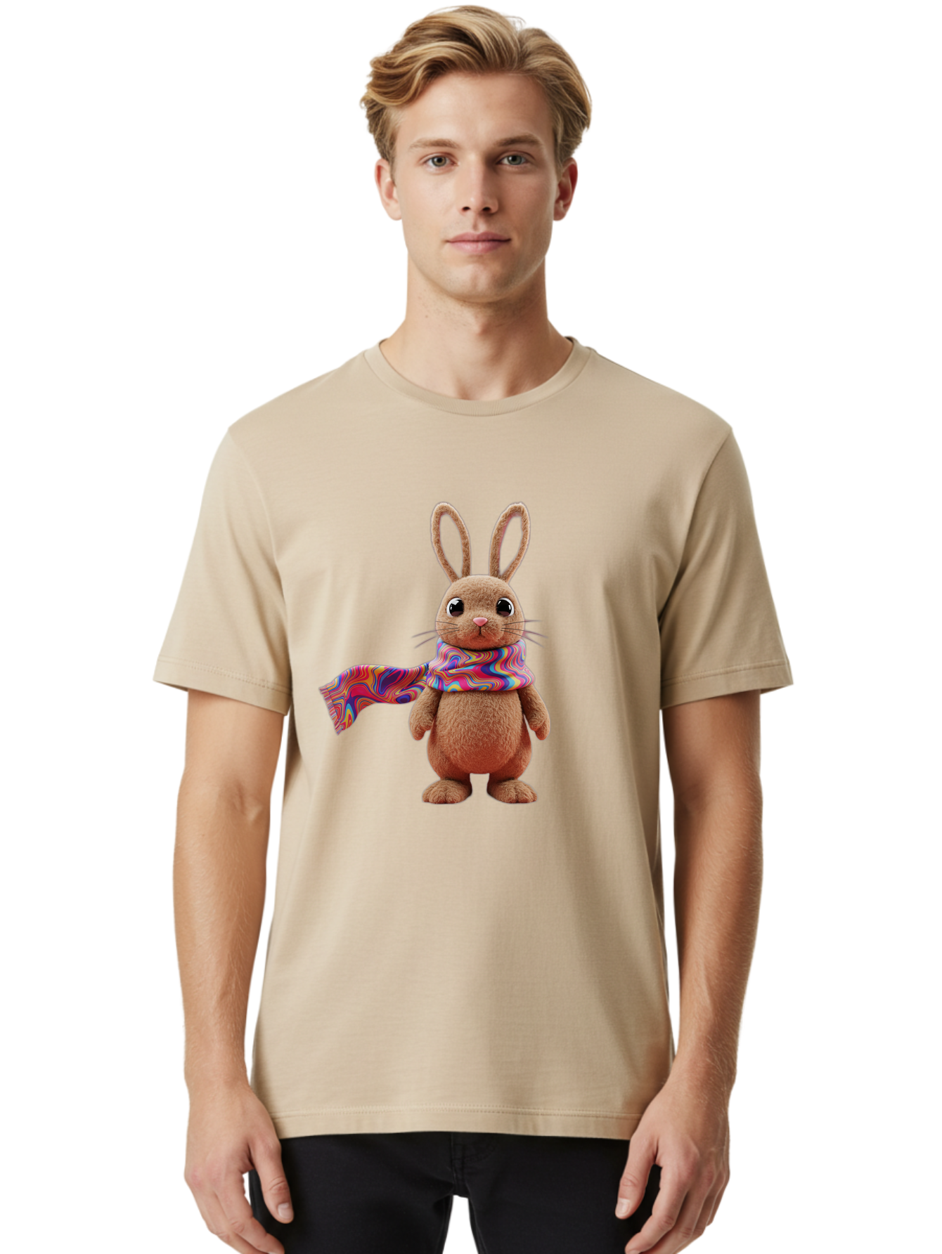 Stuffed-Bunny Men'S Graphic Tee, 100% Cotton, Comfortable Casual Summer Wear, Machine Washable, Vintage Camera, Old Camera, Antique Camera, Black Camera, Classic Photography, Photography Equipment, Nostalgic Device, Film Camera, Camera Art Ban648