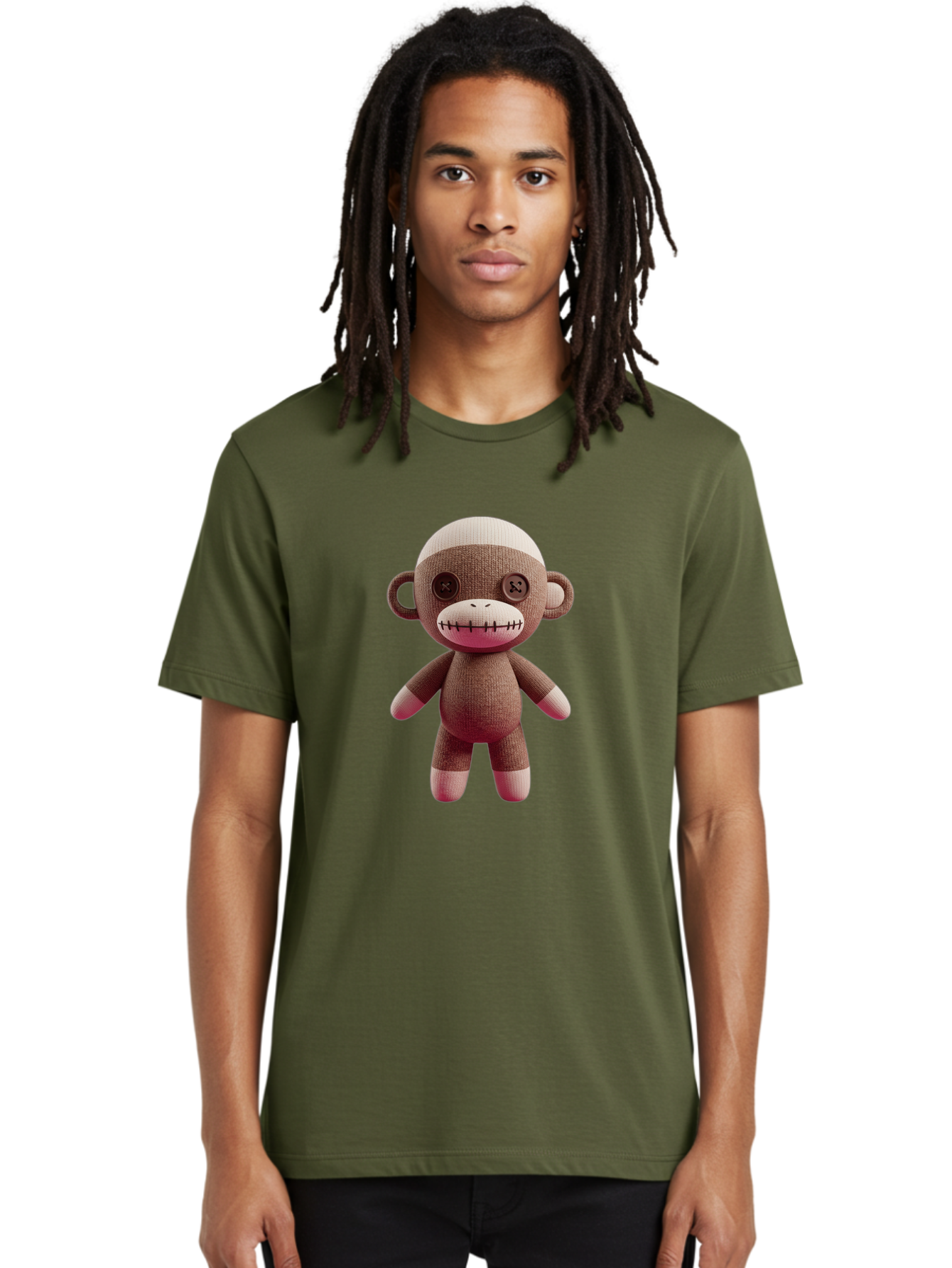 Stuffed-Monkey-Toy Men'S Graphic Tee, 100% Cotton, Comfortable Casual Summer Wear, Machine Washable, Vintage Camera, Old Camera, Antique Camera, Black Camera, Classic Photography, Photography Equipment, Nostalgic Device, Film Camera, Ban649