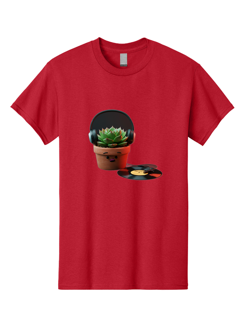 Succulent-Headphones Men'S Graphic Tee, 100% Cotton, Comfortable Casual Summer Wear, Machine Washable, Vintage Camera, Old Camera, Antique Camera, Black Camera, Classic Photography, Photography Equipment, Nostalgic Device, Film Camera, Ban652