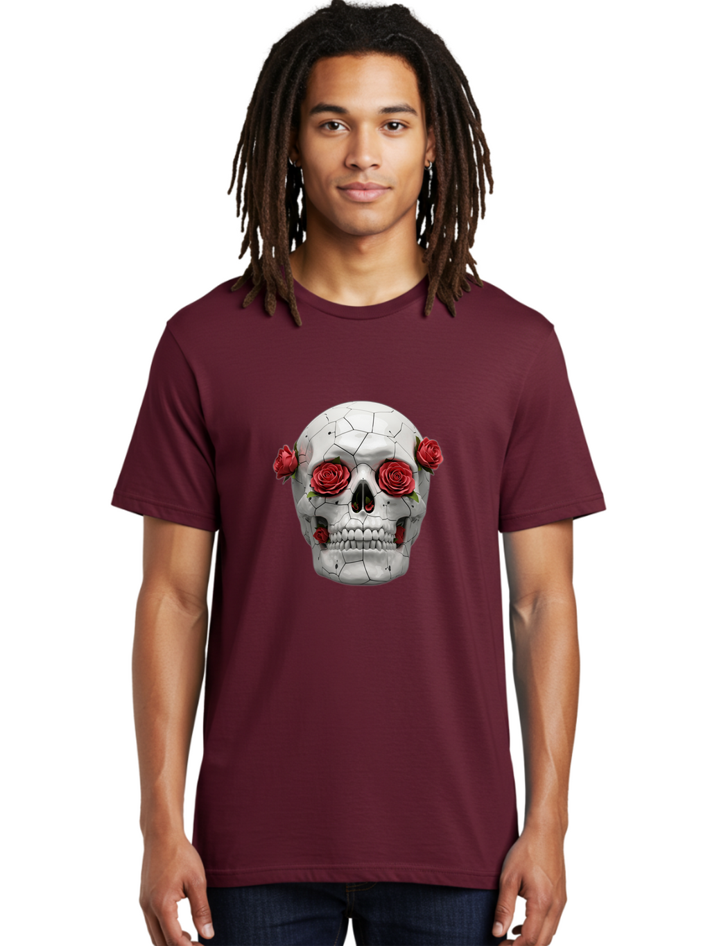 Sugar-Skull-3 Men'S Graphic Tee, 100% Cotton, Comfortable Casual Summer Wear, Machine Washable, Vintage Camera, Old Camera, Antique Camera, Black Camera, Classic Photography, Photography Equipment, Nostalgic Device, Film Camera, Camera Art Ban655