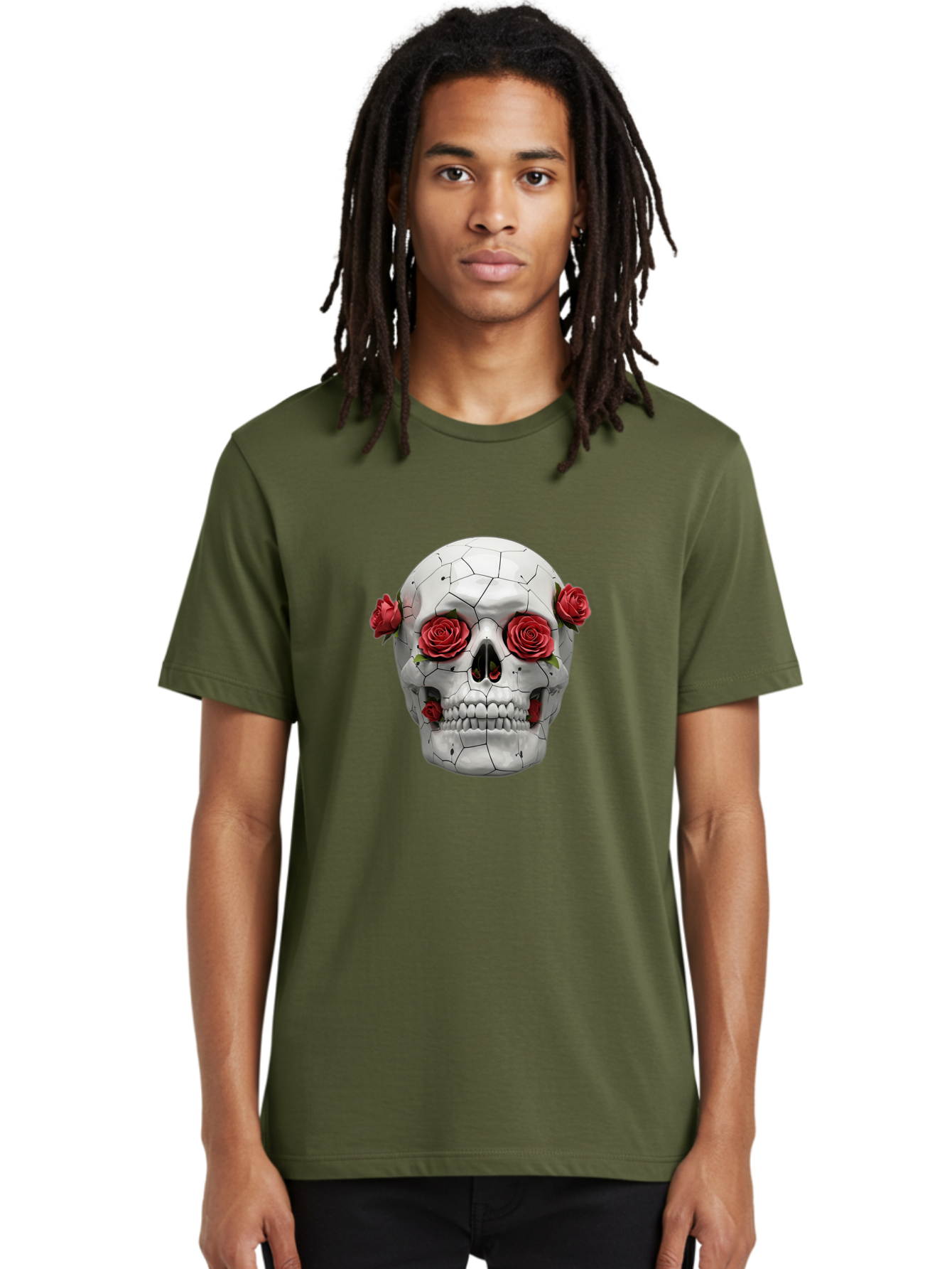 Sugar-Skull-3 Men'S Graphic Tee, 100% Cotton, Comfortable Casual Summer Wear, Machine Washable, Vintage Camera, Old Camera, Antique Camera, Black Camera, Classic Photography, Photography Equipment, Nostalgic Device, Film Camera, Camera Art Ban655