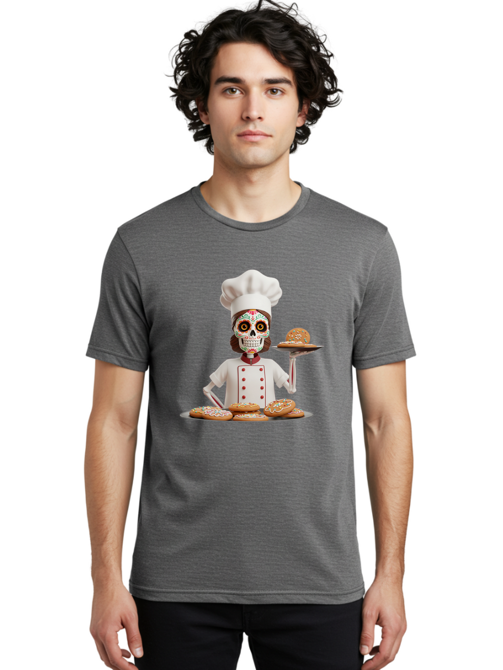 Sugar-Skull-Chef Men'S Graphic Tee, 100% Cotton, Comfortable Casual Summer Wear, Machine Washable, Vintage Camera, Old Camera, Antique Camera, Black Camera, Classic Photography, Photography Equipment, Nostalgic Device, Film Camera, Camera Art Ban657