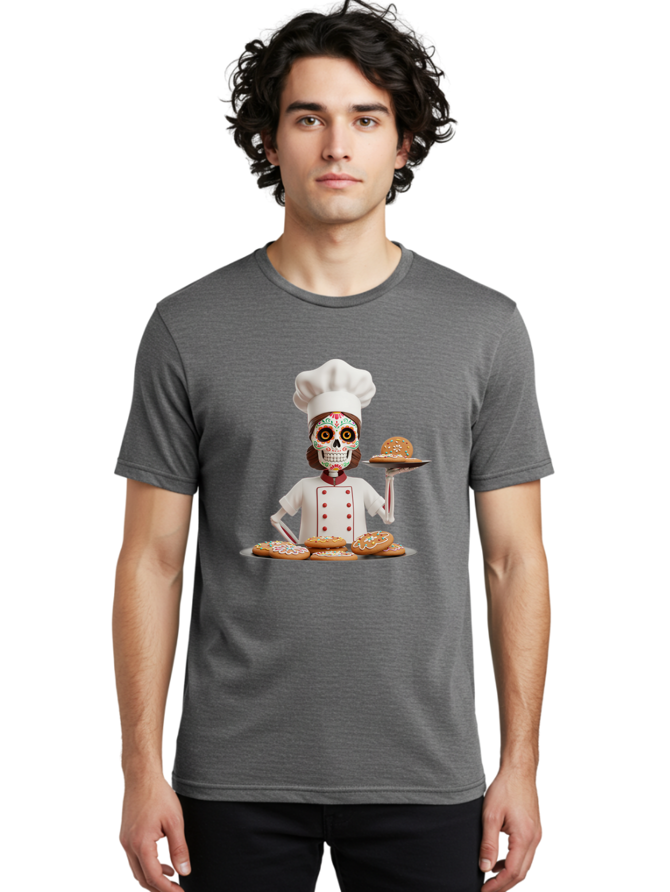 Sugar-Skull-Chef Men'S Graphic Tee, 100% Cotton, Comfortable Casual Summer Wear, Machine Washable, Vintage Camera, Old Camera, Antique Camera, Black Camera, Classic Photography, Photography Equipment, Nostalgic Device, Film Camera, Camera Art Ban657