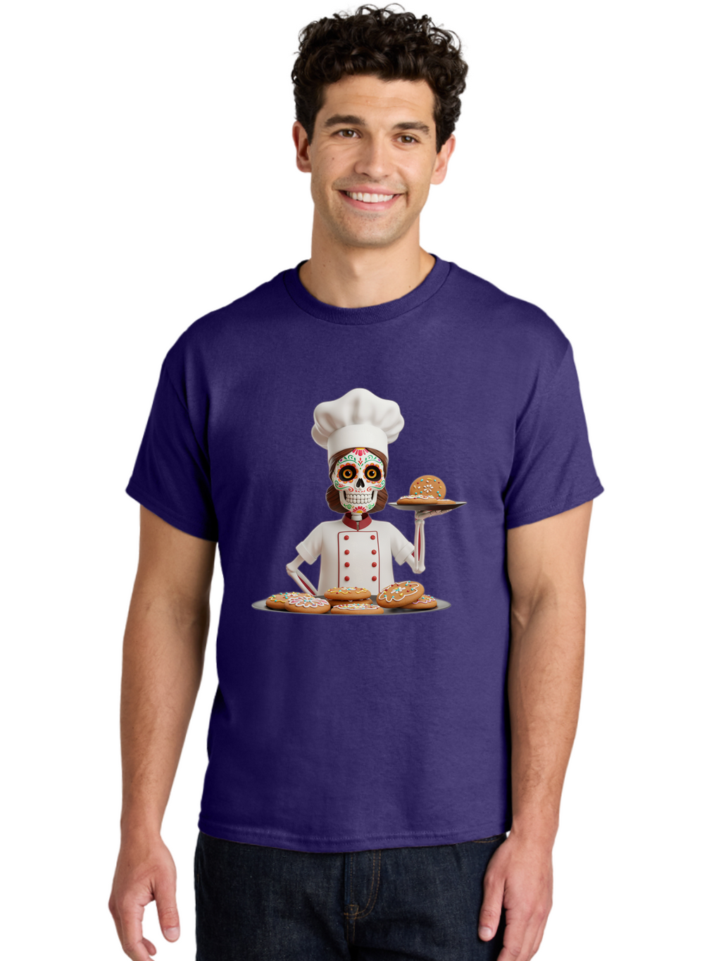 Sugar-Skull-Chef Men'S Graphic Tee, 100% Cotton, Comfortable Casual Summer Wear, Machine Washable, Vintage Camera, Old Camera, Antique Camera, Black Camera, Classic Photography, Photography Equipment, Nostalgic Device, Film Camera, Camera Art Ban657