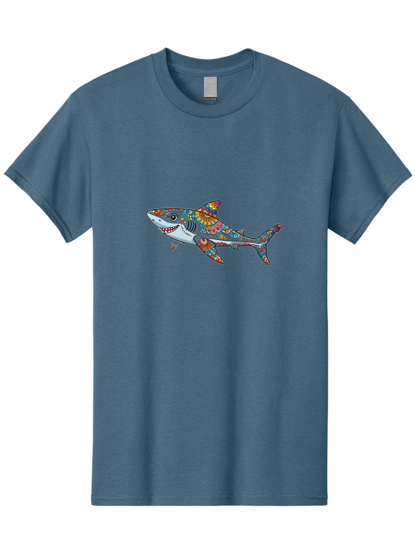 Sugar-Skull-Shark Men'S Graphic Tee, 100% Cotton, Comfortable Casual Summer Wear, Machine Washable, Vintage Camera, Old Camera, Antique Camera, Black Camera, Classic Photography, Photography Equipment, Nostalgic Device, Film Camera, Camera Art Ban661
