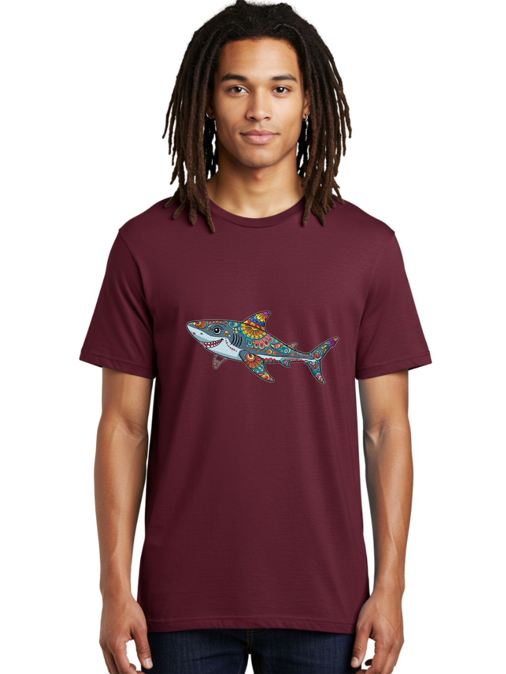 Sugar-Skull-Shark Men'S Graphic Tee, 100% Cotton, Comfortable Casual Summer Wear, Machine Washable, Vintage Camera, Old Camera, Antique Camera, Black Camera, Classic Photography, Photography Equipment, Nostalgic Device, Film Camera, Camera Art Ban661