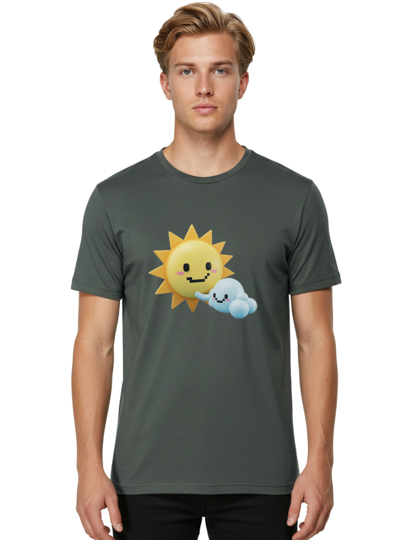 Sun-And-Cloud Men'S Graphic Tee, 100% Cotton, Comfortable Casual Summer Wear, Machine Washable, Vintage Camera, Old Camera, Antique Camera, Black Camera, Classic Photography, Photography Equipment, Nostalgic Device, Film Camera, Camera Art Ban666