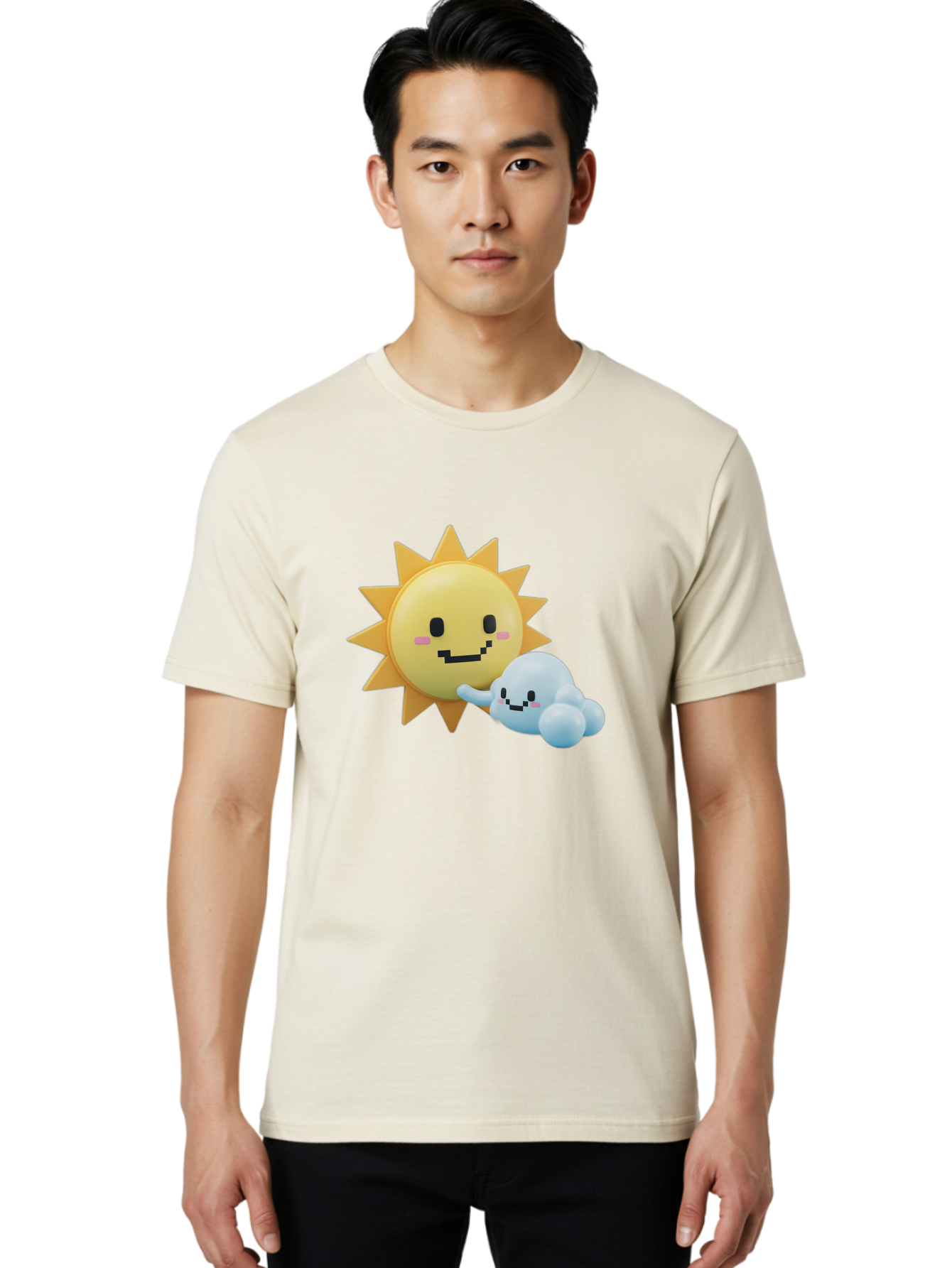 Sun-And-Cloud Men'S Graphic Tee, 100% Cotton, Comfortable Casual Summer Wear, Machine Washable, Vintage Camera, Old Camera, Antique Camera, Black Camera, Classic Photography, Photography Equipment, Nostalgic Device, Film Camera, Camera Art Ban666