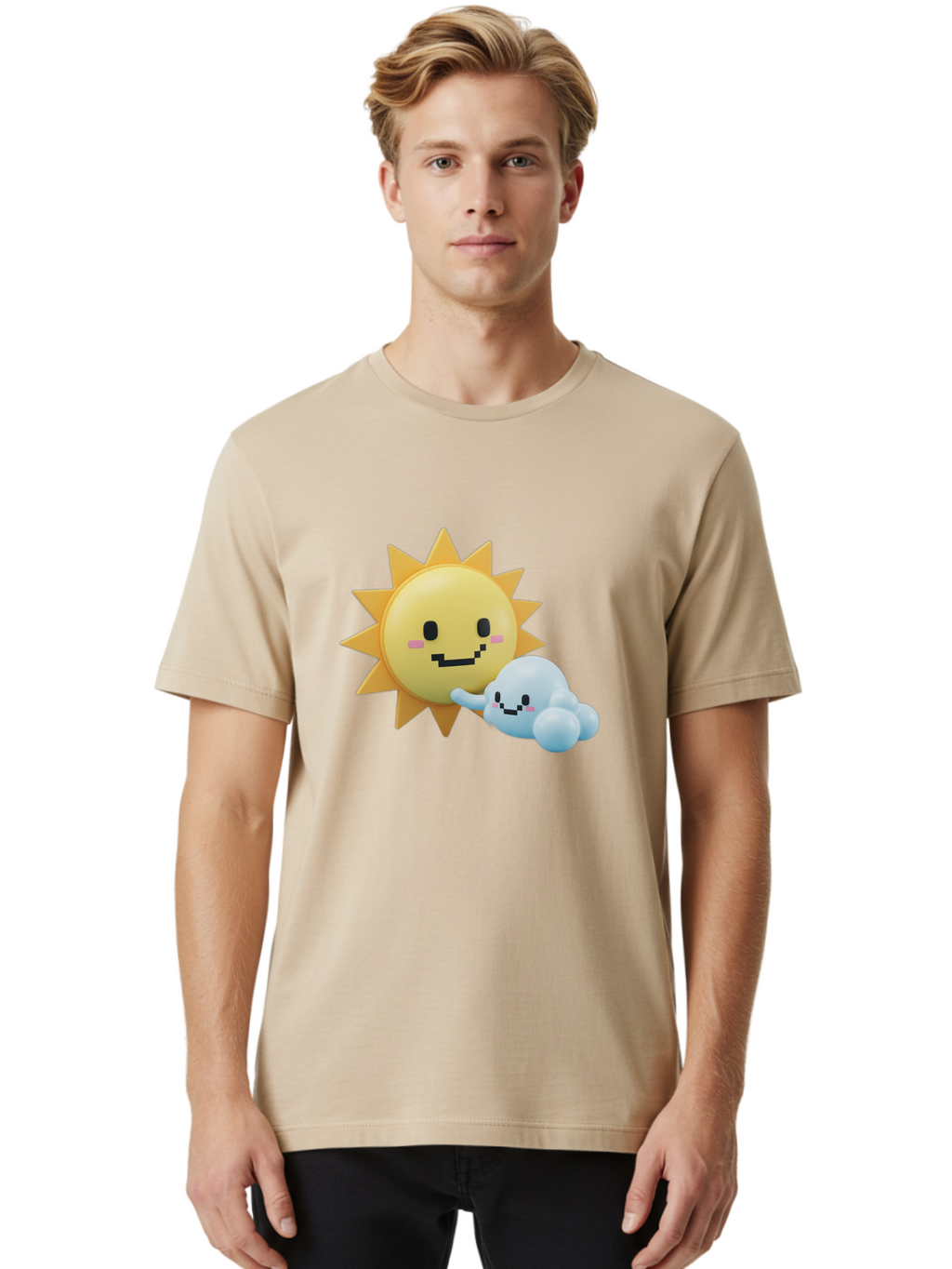 Sun-And-Cloud Men'S Graphic Tee, 100% Cotton, Comfortable Casual Summer Wear, Machine Washable, Vintage Camera, Old Camera, Antique Camera, Black Camera, Classic Photography, Photography Equipment, Nostalgic Device, Film Camera, Camera Art Ban666