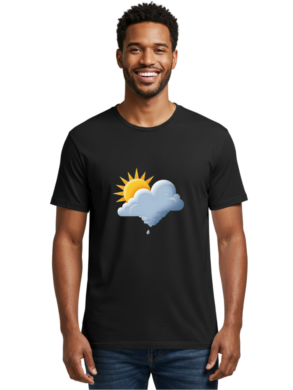 Sun-Behind-Cloud Men'S Graphic Tee, 100% Cotton, Comfortable Casual Summer Wear, Machine Washable, Vintage Camera, Old Camera, Antique Camera, Black Camera, Classic Photography, Photography Equipment, Nostalgic Device, Film Camera, Camera Art Ban667