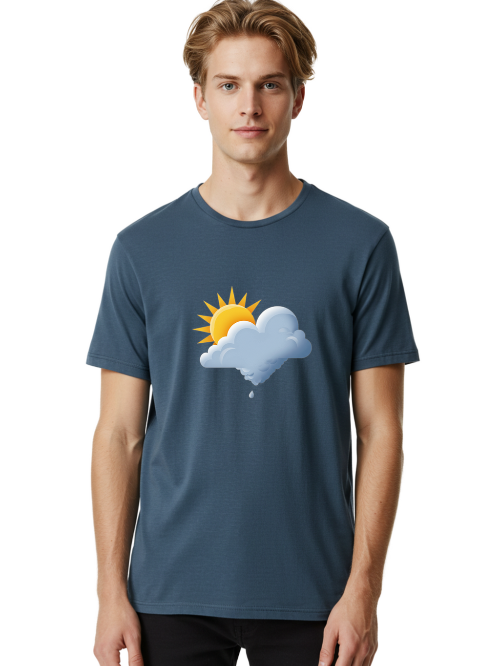 Sun-Behind-Cloud Men'S Graphic Tee, 100% Cotton, Comfortable Casual Summer Wear, Machine Washable, Vintage Camera, Old Camera, Antique Camera, Black Camera, Classic Photography, Photography Equipment, Nostalgic Device, Film Camera, Camera Art Ban667