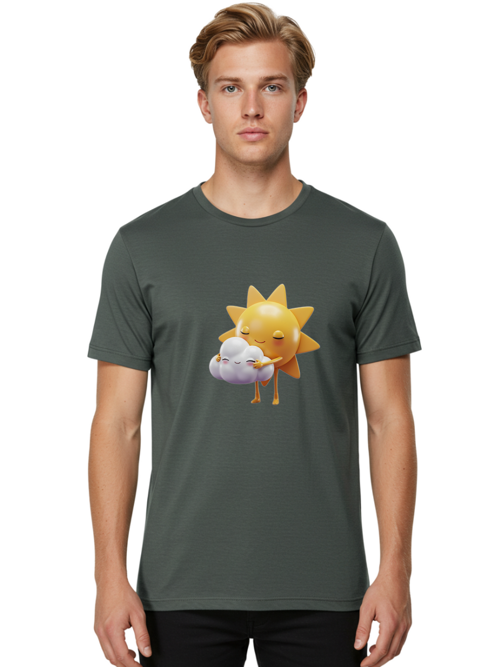 Sun-Hugging-Cloud-1 Men'S Graphic Tee, 100% Cotton, Comfortable Casual Summer Wear, Machine Washable, Vintage Camera, Old Camera, Antique Camera, Black Camera, Classic Photography, Photography Equipment, Nostalgic Device, Film Camera, Ban670