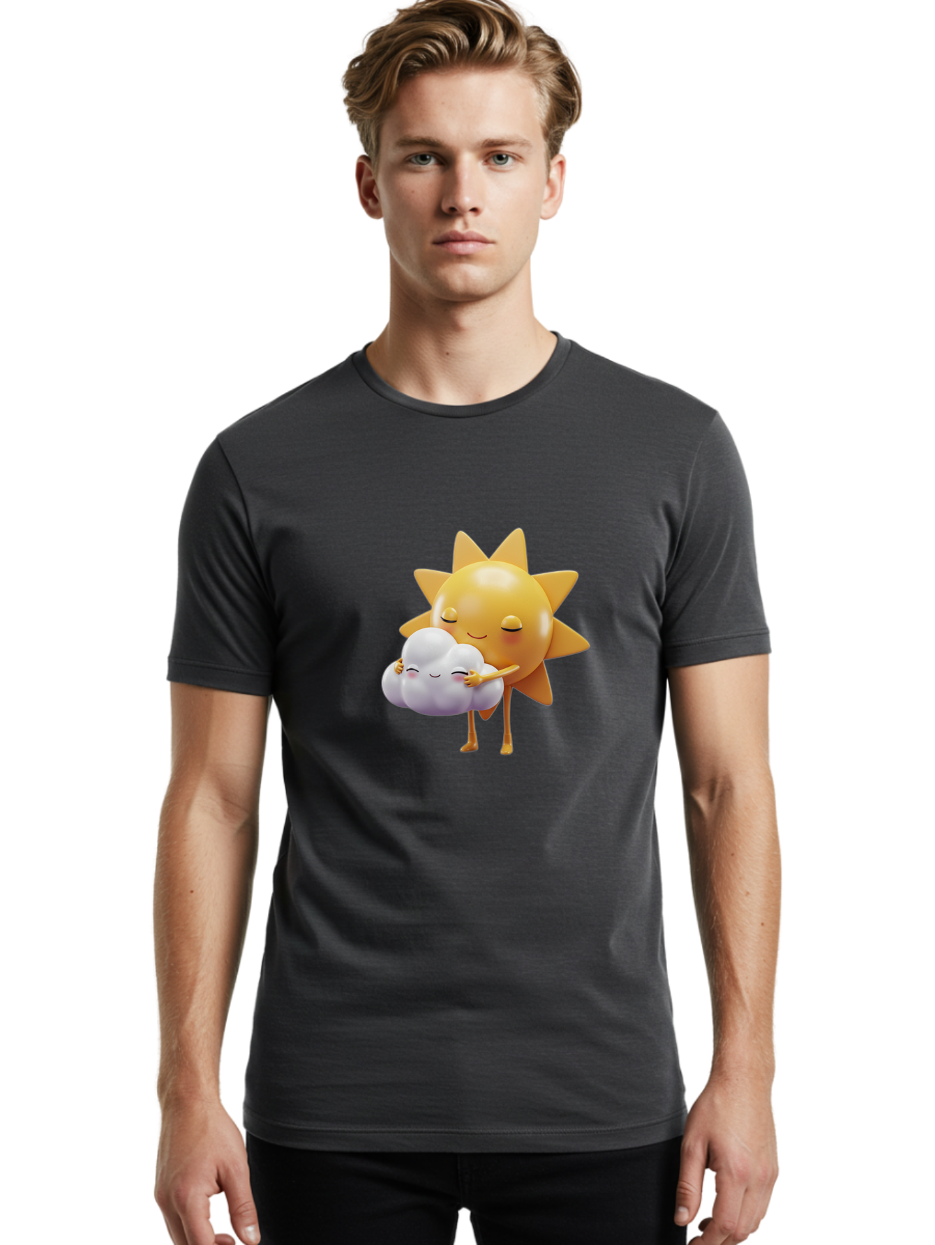 Sun-Hugging-Cloud-1 Men'S Graphic Tee, 100% Cotton, Comfortable Casual Summer Wear, Machine Washable, Vintage Camera, Old Camera, Antique Camera, Black Camera, Classic Photography, Photography Equipment, Nostalgic Device, Film Camera, Ban670