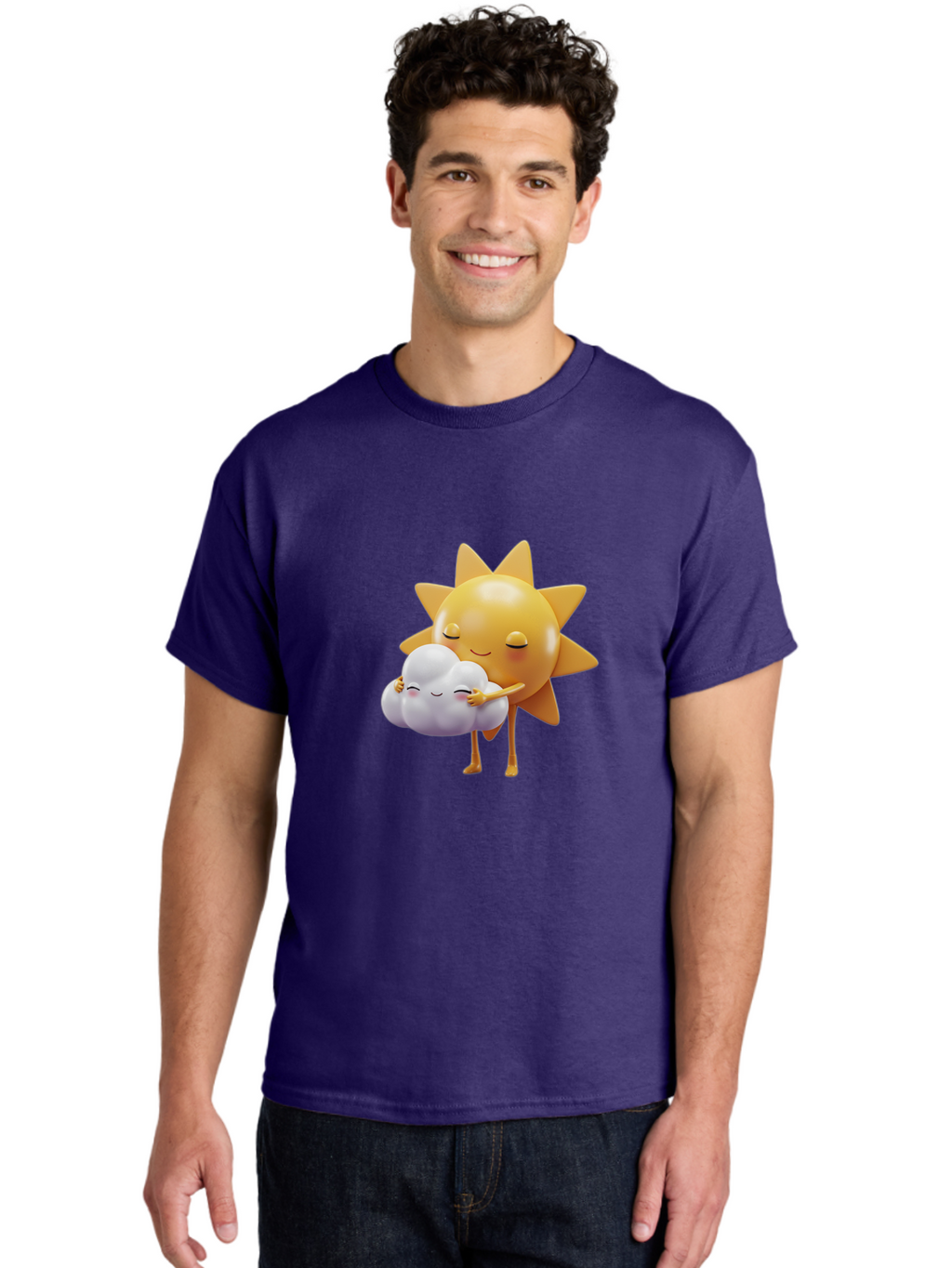 Sun-Hugging-Cloud-1 Men'S Graphic Tee, 100% Cotton, Comfortable Casual Summer Wear, Machine Washable, Vintage Camera, Old Camera, Antique Camera, Black Camera, Classic Photography, Photography Equipment, Nostalgic Device, Film Camera, Ban670