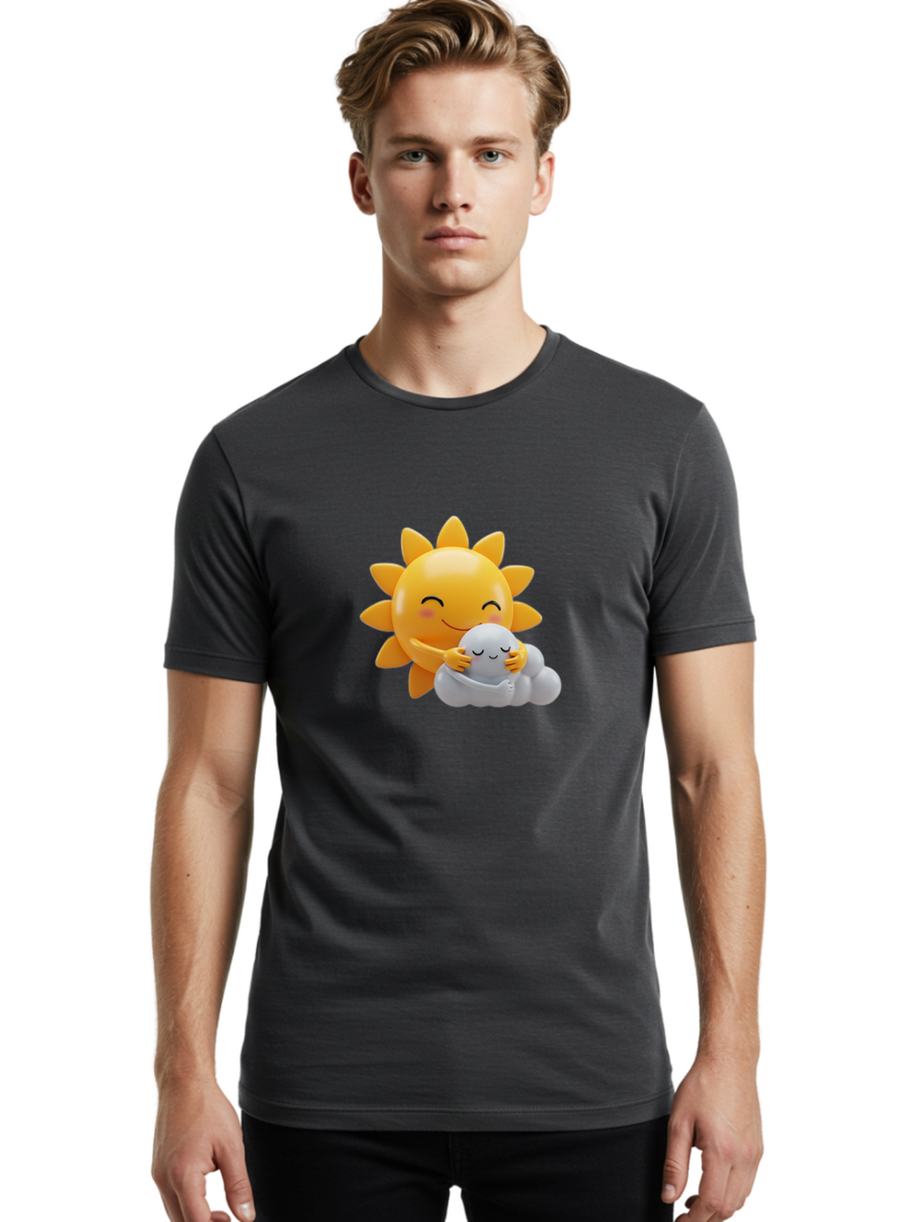 Sun-Hugging-Cloud Men'S Graphic Tee, 100% Cotton, Comfortable Casual Summer Wear, Machine Washable, Vintage Camera, Old Camera, Antique Camera, Black Camera, Classic Photography, Photography Equipment, Nostalgic Device, Film Camera, Camera Art Ban671