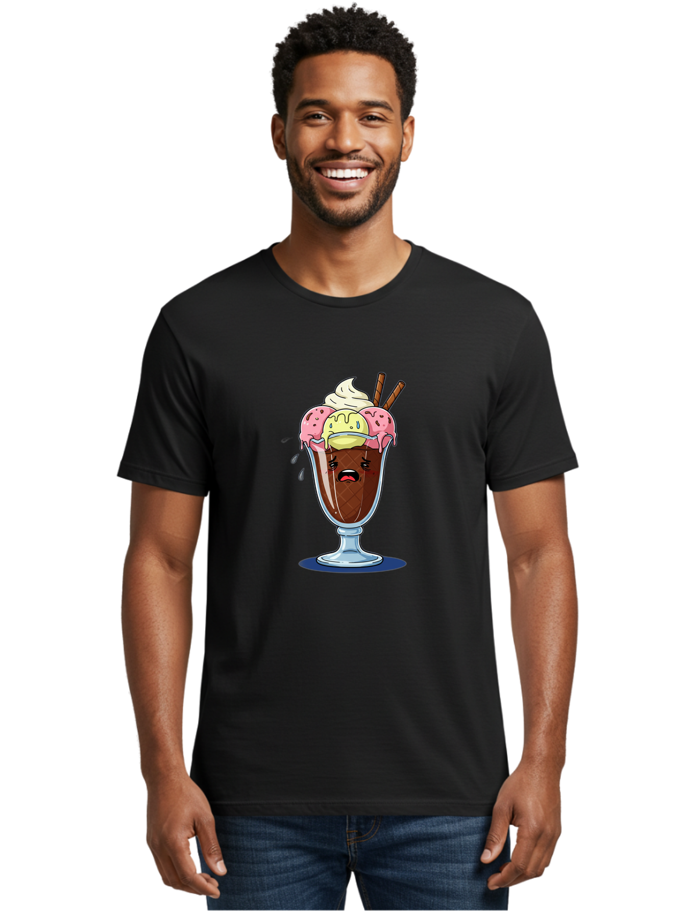 Sundae-Face Men'S Graphic Tee, 100% Cotton, Comfortable Casual Summer Wear, Machine Washable, Vintage Camera, Old Camera, Antique Camera, Black Camera, Classic Photography, Photography Equipment, Nostalgic Device, Film Camera, Camera Art Ban673
