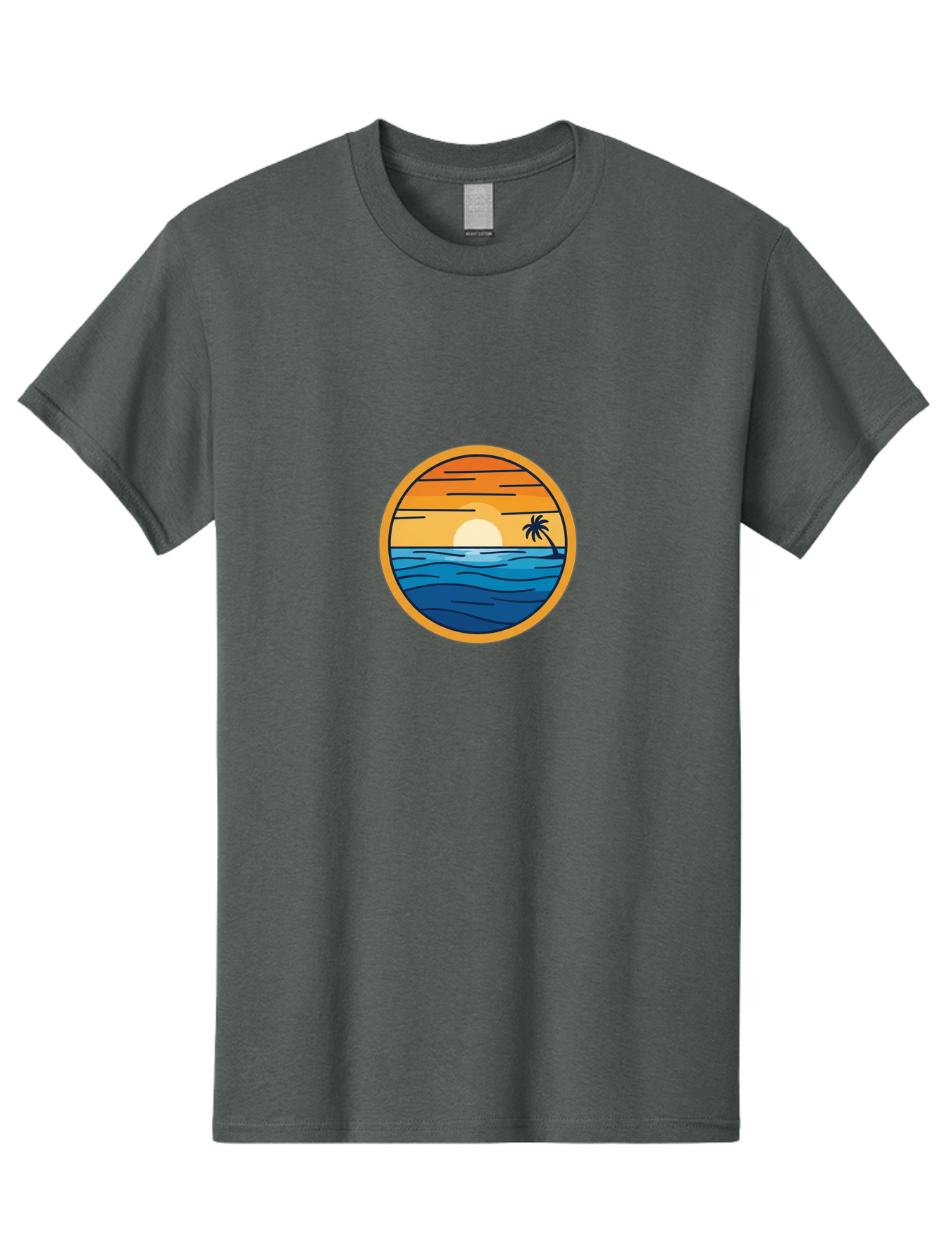 Sunset Men'S Graphic Tee, 100% Cotton, Comfortable Casual Summer Wear, Machine Washable, Vintage Camera, Old Camera, Antique Camera, Black Camera, Classic Photography, Photography Equipment, Nostalgic Device, Film Camera, Camera Art Ban676