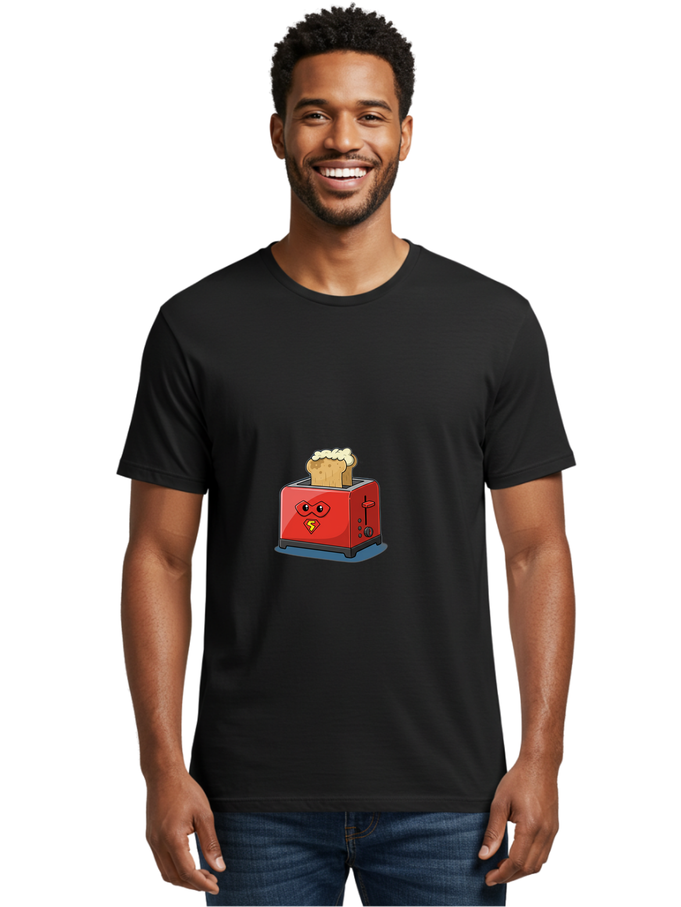 Super-Toaster Men'S Graphic Tee, 100% Cotton, Comfortable Casual Summer Wear, Machine Washable, Vintage Camera, Old Camera, Antique Camera, Black Camera, Classic Photography, Photography Equipment, Nostalgic Device, Film Camera, Camera Art Ban677