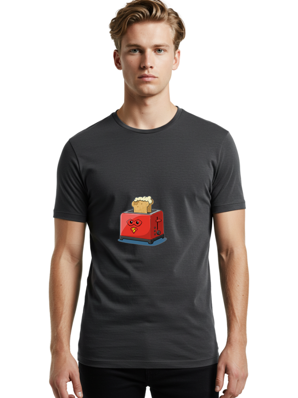 Super-Toaster Men'S Graphic Tee, 100% Cotton, Comfortable Casual Summer Wear, Machine Washable, Vintage Camera, Old Camera, Antique Camera, Black Camera, Classic Photography, Photography Equipment, Nostalgic Device, Film Camera, Camera Art Ban677