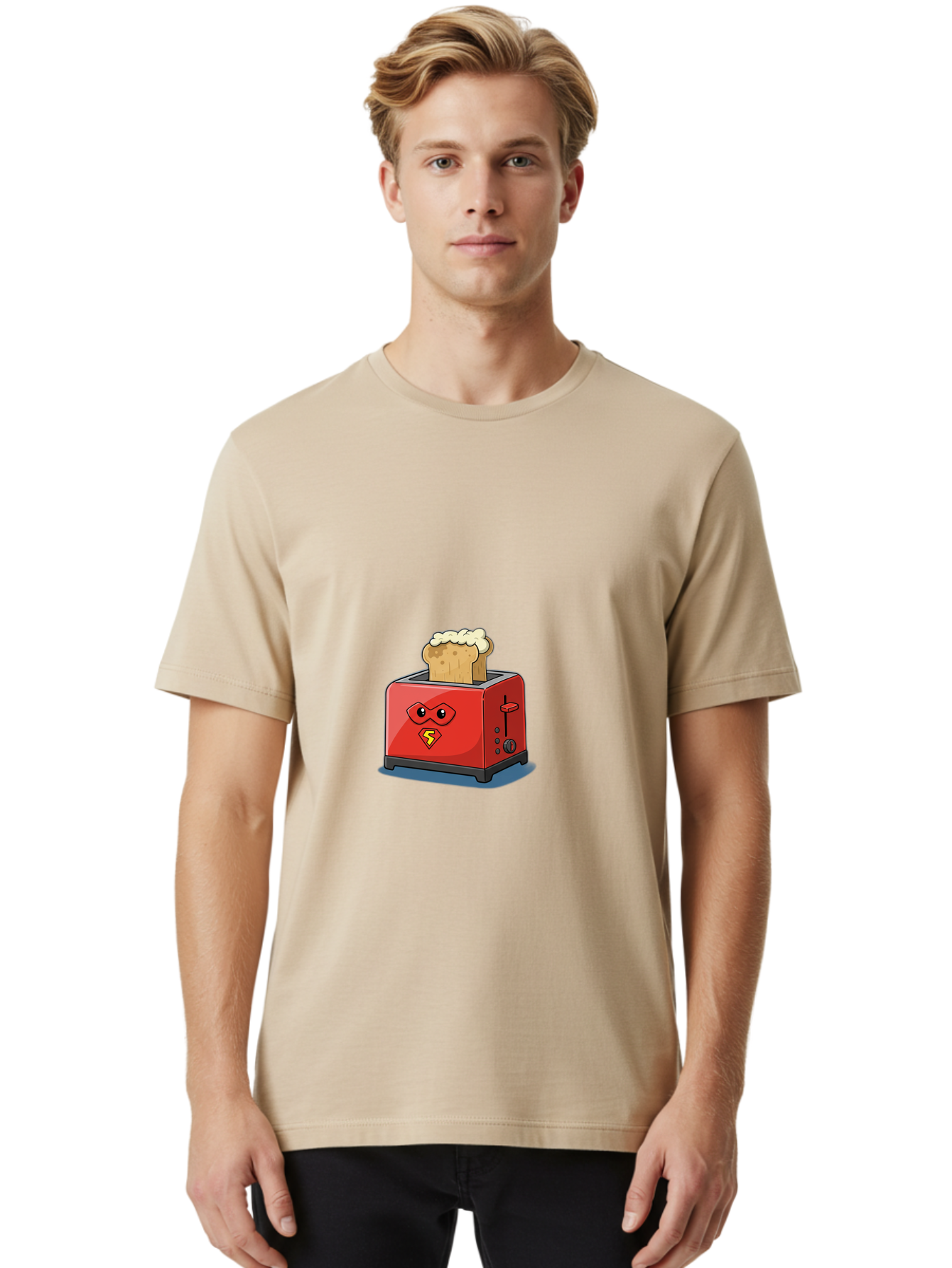 Super-Toaster Men'S Graphic Tee, 100% Cotton, Comfortable Casual Summer Wear, Machine Washable, Vintage Camera, Old Camera, Antique Camera, Black Camera, Classic Photography, Photography Equipment, Nostalgic Device, Film Camera, Camera Art Ban677