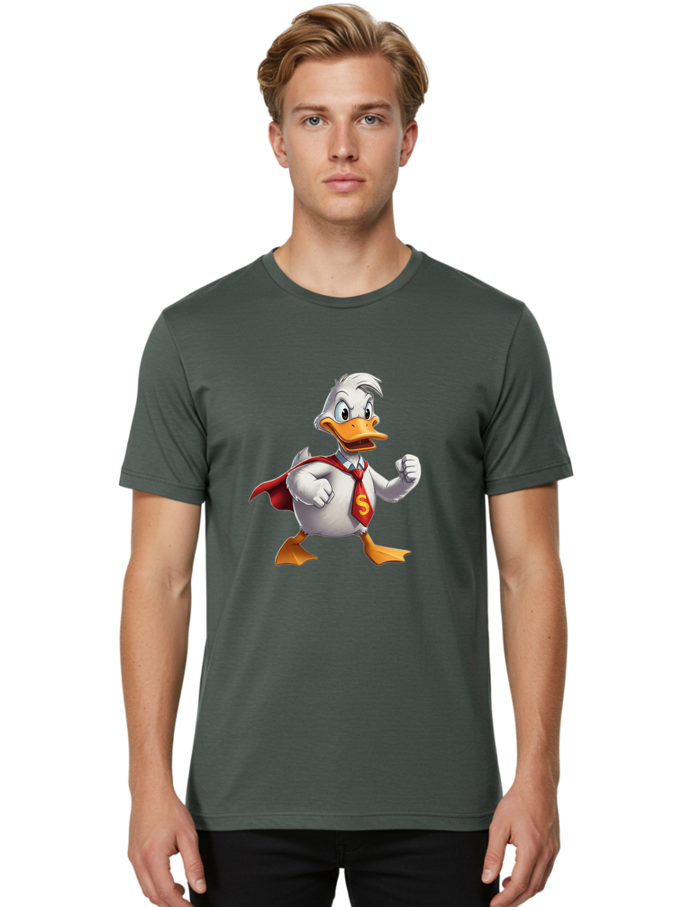 Superduck Men'S Graphic Tee, 100% Cotton, Comfortable Casual Summer Wear, Machine Washable, Vintage Camera, Old Camera, Antique Camera, Black Camera, Classic Photography, Photography Equipment, Nostalgic Device, Film Camera, Camera Art Ban678