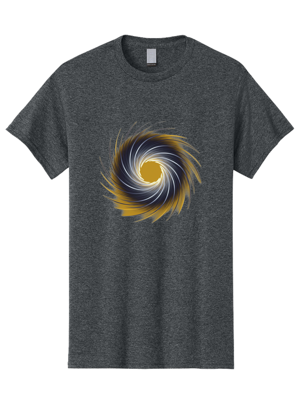 Swirling-Spiral Men'S Graphic Tee, 100% Cotton, Comfortable Casual Summer Wear, Machine Washable, Vintage Camera, Old Camera, Antique Camera, Black Camera, Classic Photography, Photography Equipment, Nostalgic Device, Film Camera, Camera Art Ban682