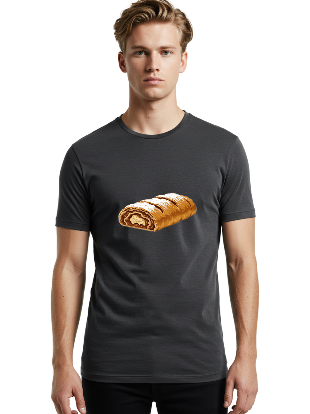 Swiss-Roll-Cake Men'S Graphic Tee, 100% Cotton, Comfortable Casual Summer Wear, Machine Washable, Vintage Camera, Old Camera, Antique Camera, Black Camera, Classic Photography, Photography Equipment, Nostalgic Device, Film Camera, Camera Art Ban683