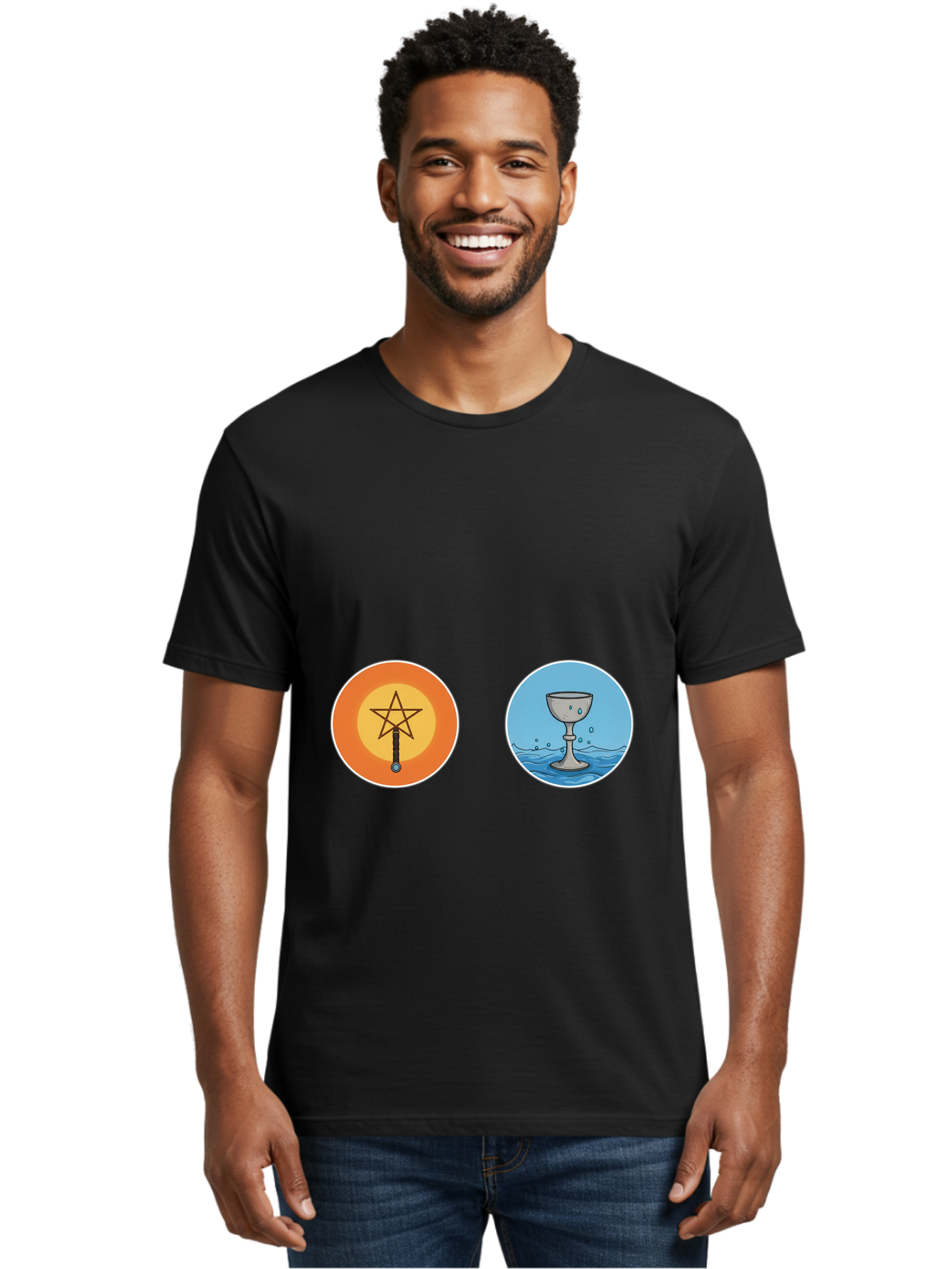 Sword-Of-Pentacles-Cup-Of-Cups Men'S Graphic Tee, 100% Cotton, Comfortable Casual Summer Wear, Machine Washable, Vintage Camera, Old Camera, Antique Camera, Black Camera, Classic Photography, Photography Equipment, Nostalgic Device, Ban684